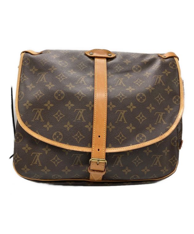 中古・古着通販】LOUIS VUITTON (ルイ ヴィトン) ソミュール35 ショルダーバッグ M42254 ブラウン｜ブランド・古着通販  トレファク公式【TREFAC FASHION】スマホサイト