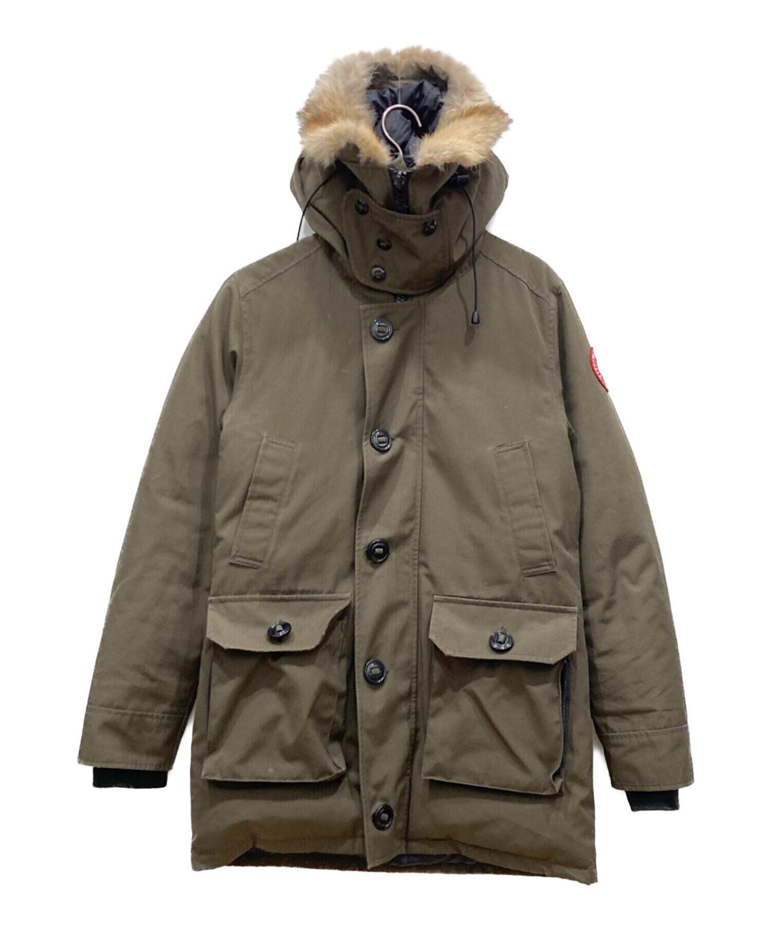 CANADA GOOSE (カナダグース) BROOKFIELD PARKA ブルックフィールド パーカ コヨーテ ファー 2300JM カーキ  サイズ:S