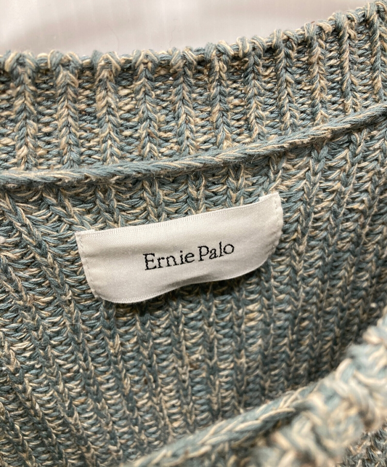 中古・古着通販】ernie palo (アーニーパロ) Cotton Silk P/O Rib Knit