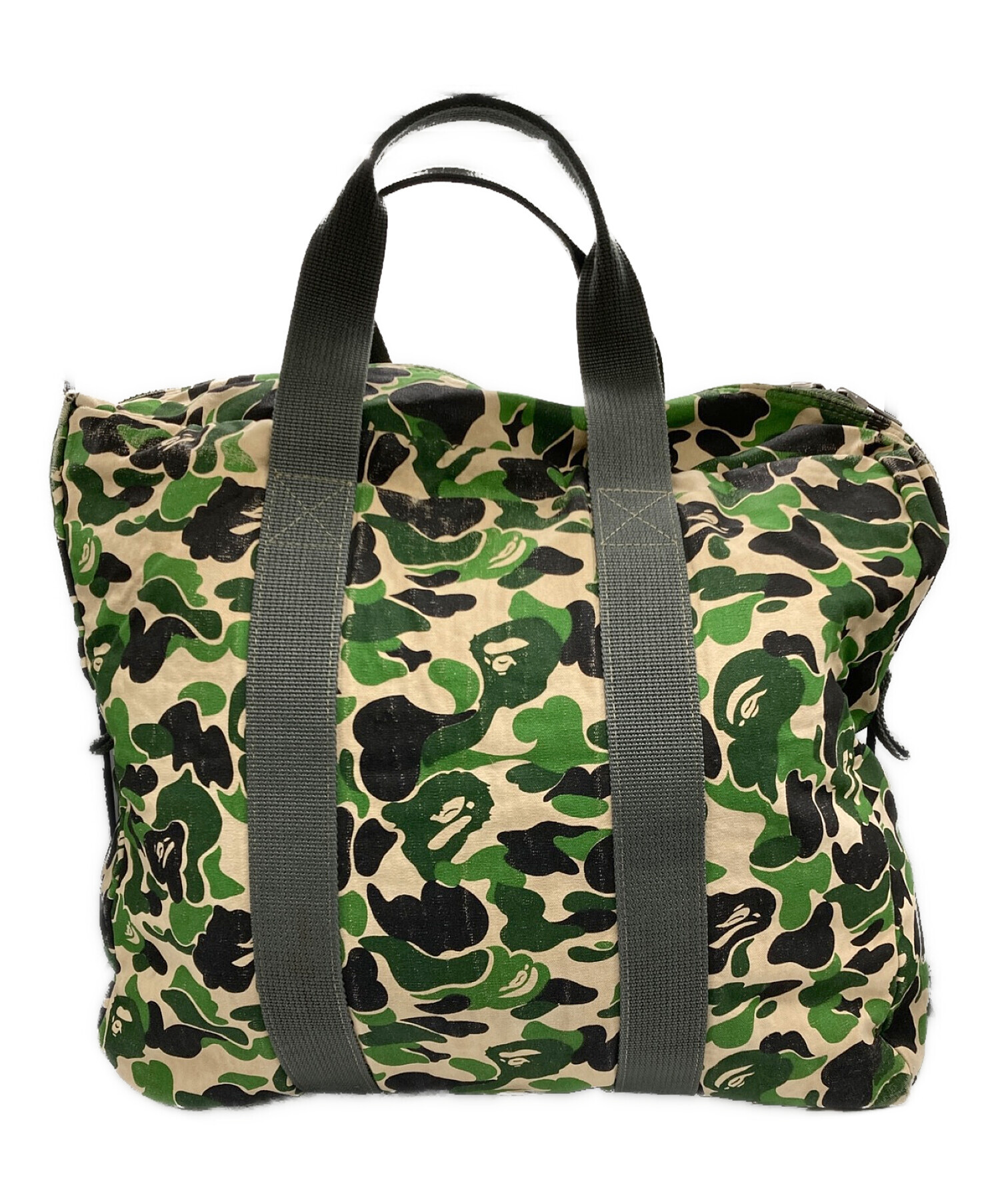 A BATHING APE (アベイシングエイプ) PORTER (ポーター) 00’S 1st CAMO APE HEAD エイプヘッド  ボストンバッグ