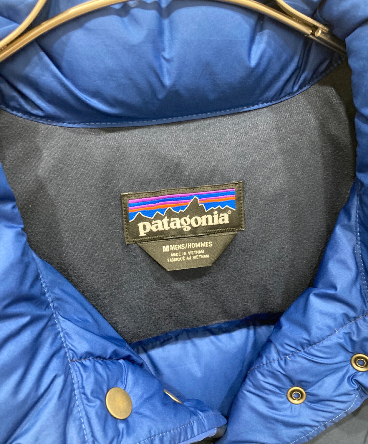 Patagonia (パタゴニア) Bivy Down Jacket 28323　ビビー　ダウン　ジャケット　 ブルー×ネイビー サイズ:M