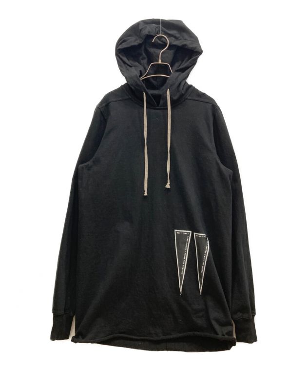 中古・古着通販】RICK OWENS DRKSHDW (リックオウエンス ダークシャドウ) cotton sweatshirt Pullover  Hoodie カスタム スウェット プルオーバー パーカー フーディー ブラック サイズ:S｜ブランド・古着通販 トレファク公式【TREFAC  FASHION】スマホサイト