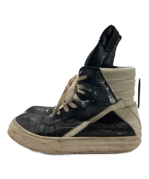 中古・古着通販】RICK OWENS (リック オウエンス) GEOBASKET ジオバスケット ハイカット スニーカー ブラック サイズ:41｜ブランド・古着通販  トレファク公式【TREFAC FASHION】スマホサイト