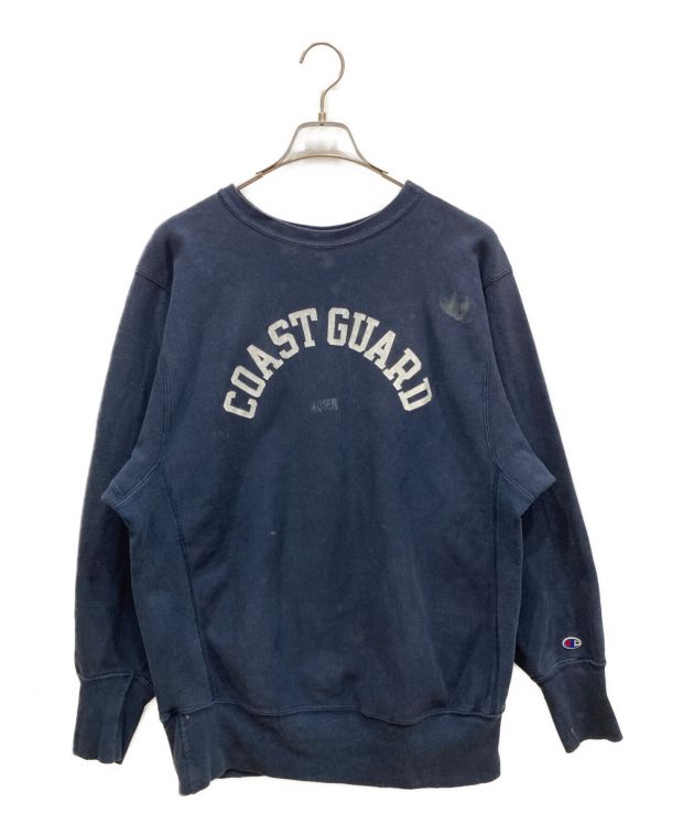 中古・古着通販】Champion REVERSE WEAVE (チャンピオンリバースウィーブ) 80s リバースウィーブ クルーネックスウェット  COAST GUARD ネイビー サイズ:XL｜ブランド・古着通販 トレファク公式【TREFAC FASHION】スマホサイト