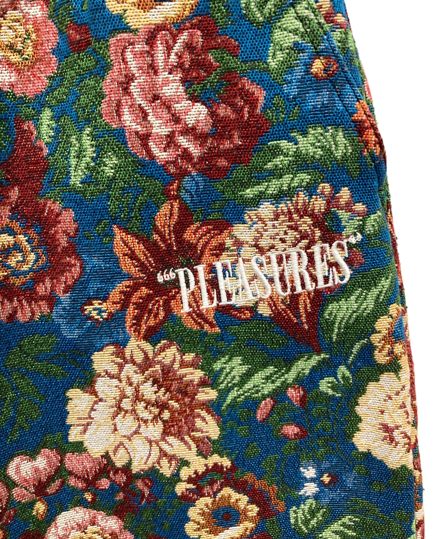 中古・古着通販】PLEASURES (プレジャーズ) FLORA WOVEN PANTS パンツ ブルー×レッド サイズ:ＸＬ｜ブランド・古着通販  トレファク公式【TREFAC FASHION】スマホサイト