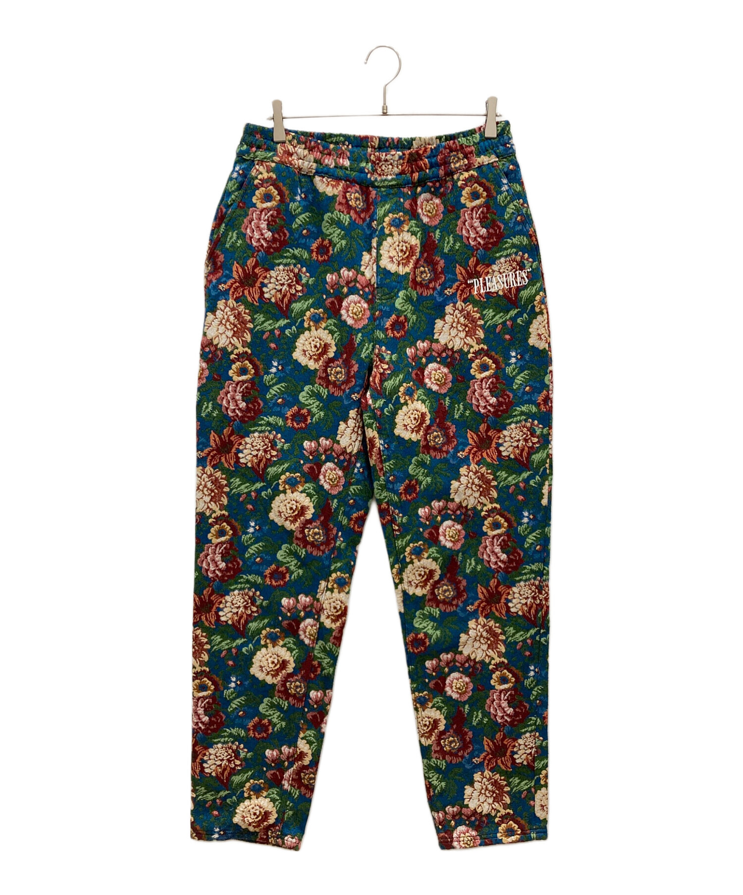 中古・古着通販】PLEASURES (プレジャーズ) FLORA WOVEN PANTS パンツ ブルー×レッド サイズ:ＸＬ｜ブランド・古着通販  トレファク公式【TREFAC FASHION】スマホサイト