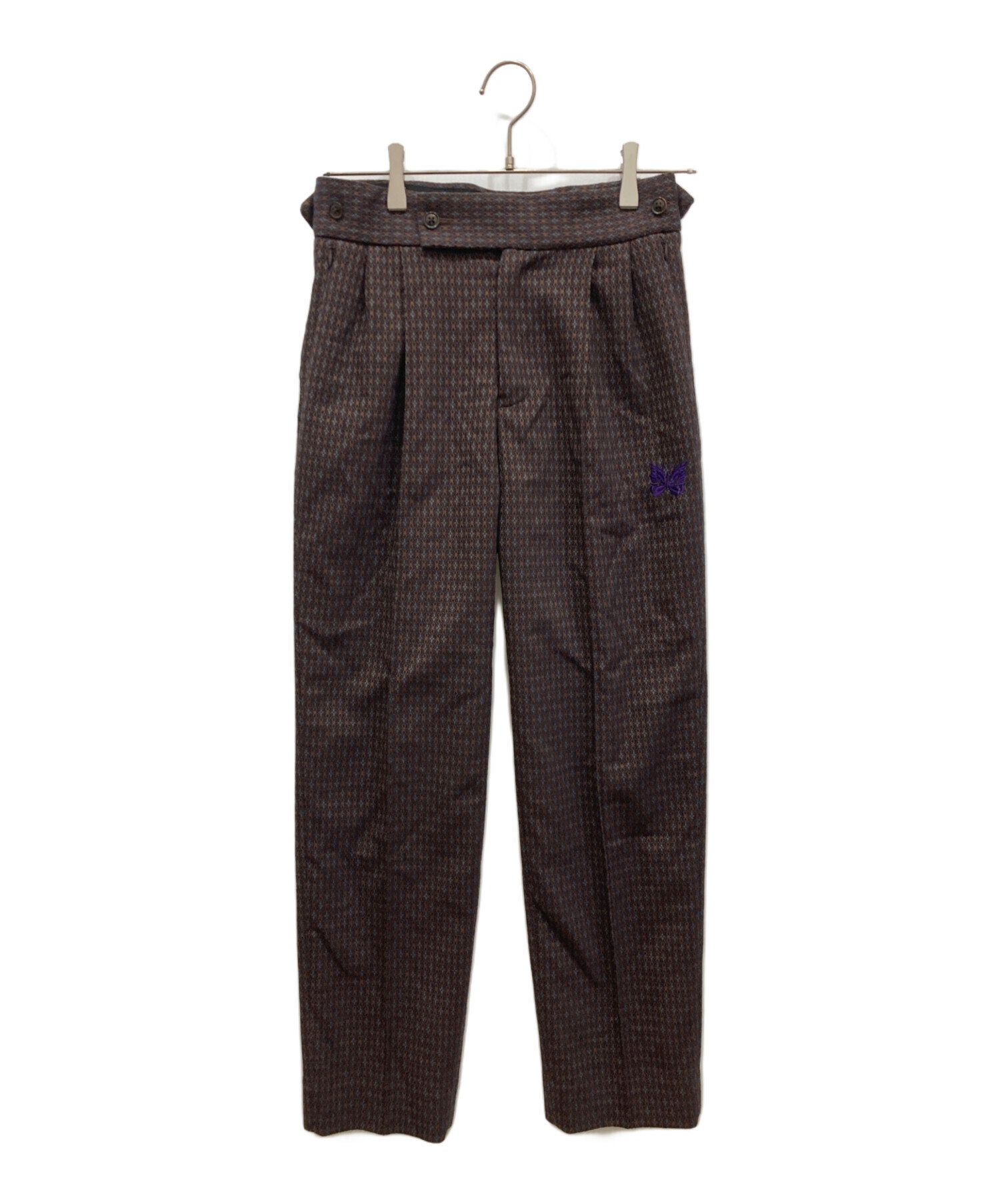 中古・古着通販】Needles (ニードルズ) Tucked Side Tab Trouser パープル サイズ:2｜ブランド・古着通販  トレファク公式【TREFAC FASHION】スマホサイト