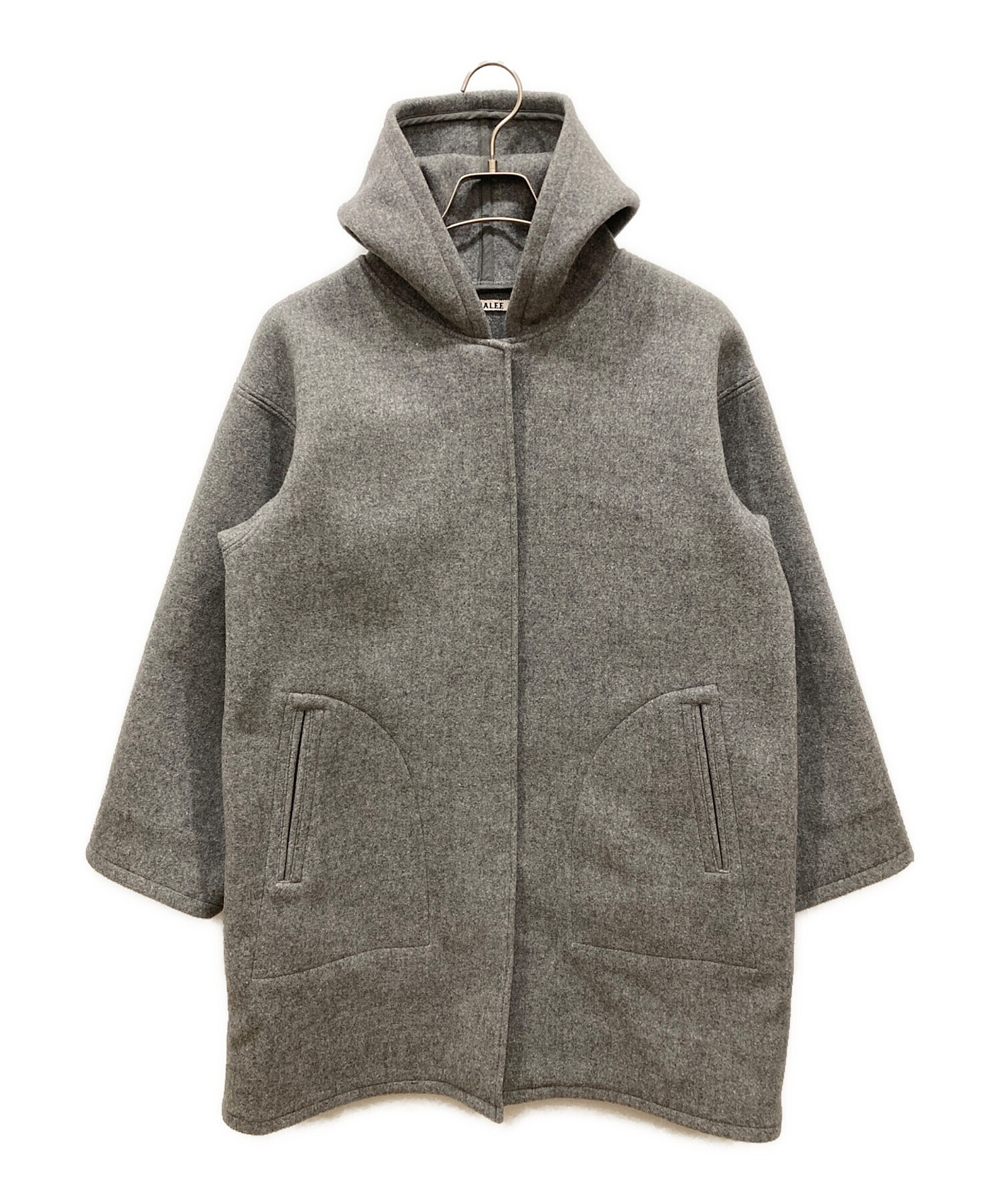 中古・古着通販】AURALEE (オーラリー) HEAVY MELTON HOODED COAT グレー サイズ:SIZE 1｜ブランド・古着通販  トレファク公式【TREFAC FASHION】スマホサイト