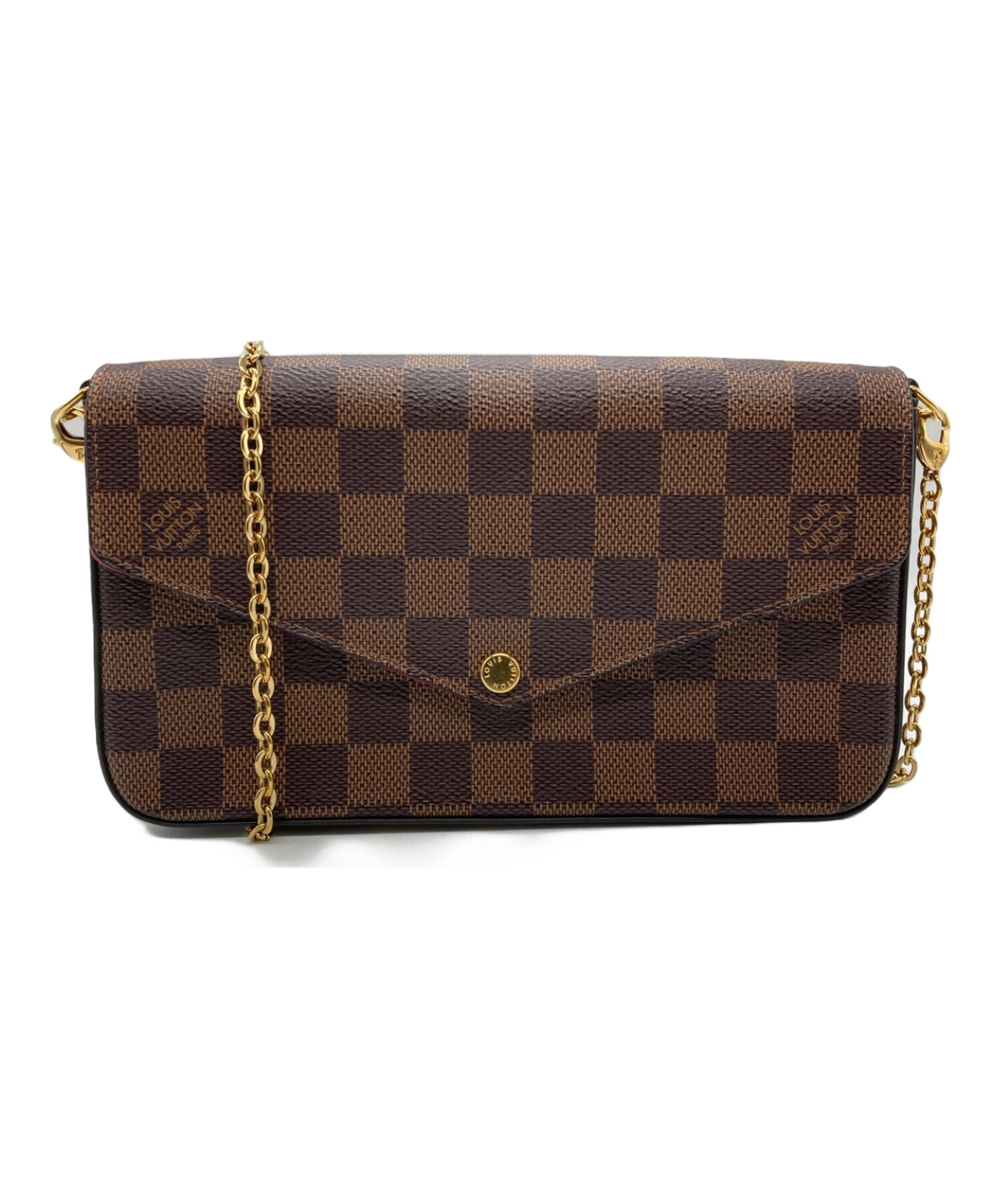 中古・古着通販】LOUIS VUITTON (ルイ ヴィトン) ダミエ ポシェットフェリシー ブラウン｜ブランド・古着通販  トレファク公式【TREFAC FASHION】スマホサイト