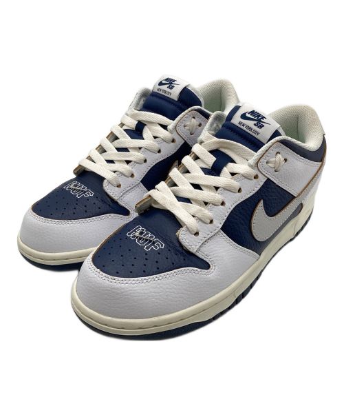 【中古・古着通販】NIKE (ナイキ) HUF (ハフ) NIKE SB DUNK LOW ダンクロー ローカットスニーカー ネイビー×ホワイト  サイズ:26｜ブランド・古着通販 トレファク公式【TREFAC FASHION】スマホサイト