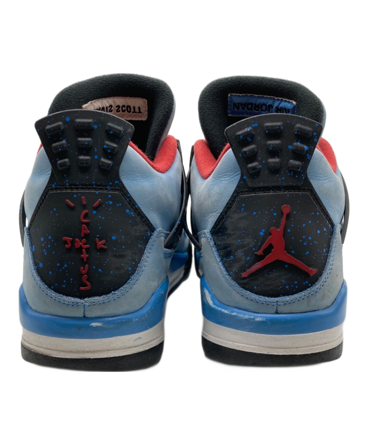 NIKE (ナイキ) Travis Scott (トラヴィス スコット) Air Jordan 4 Retro Cactus Jack　 エアジョーダンレトロ4　カクタスジャック ブルー サイズ:27