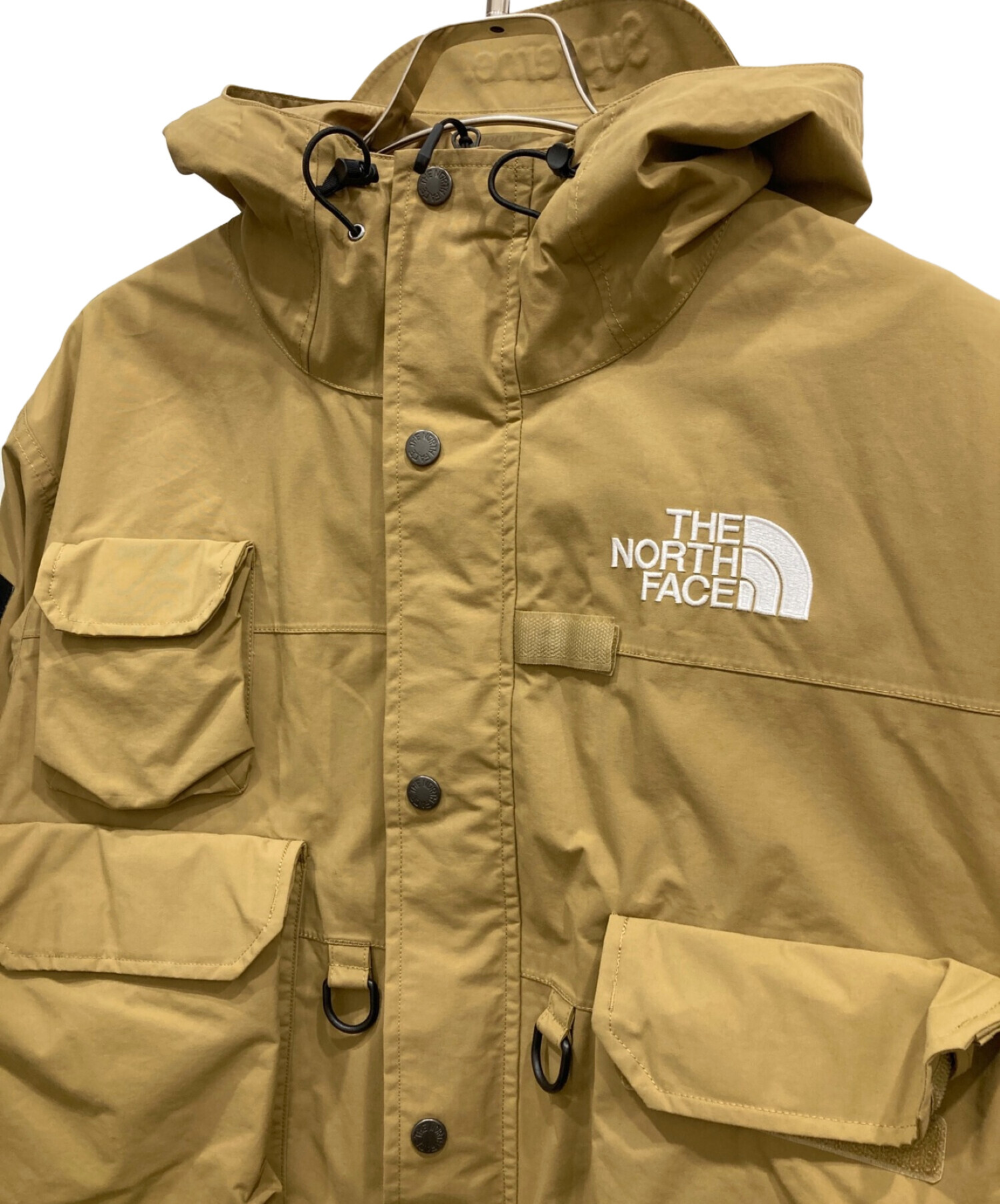 THE NORTH FACE (ザ ノース フェイス) SUPREME (シュプリーム) 20SS Cargo Jacket カーゴ ジャケット  ベージュ サイズ:SIZE M