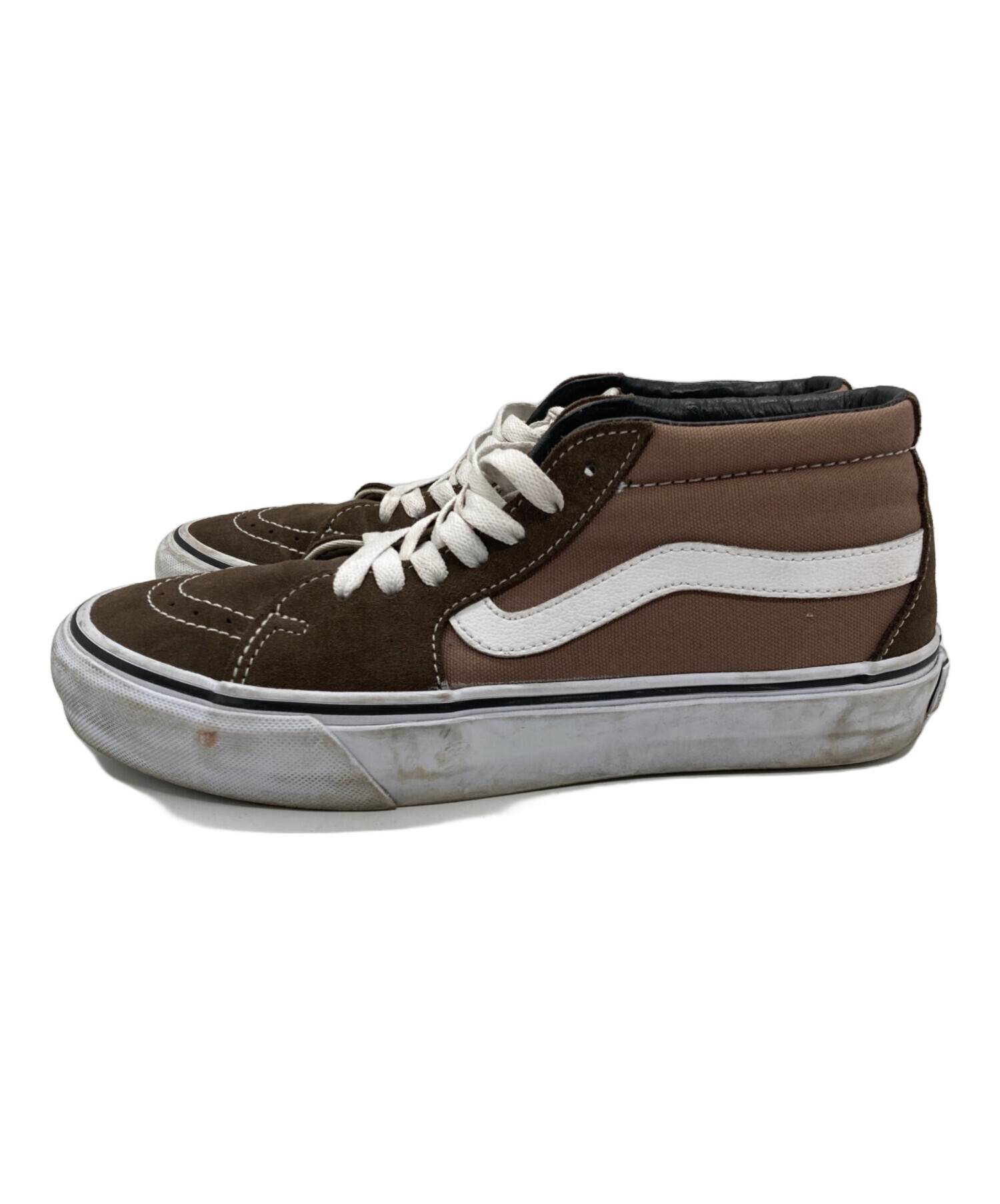 中古・古着通販】VANS (バンズ) JJJJound (ジョウンド) SK8-MID VAULT LX ブラウン  サイズ:25cm｜ブランド・古着通販 トレファク公式【TREFAC FASHION】スマホサイト