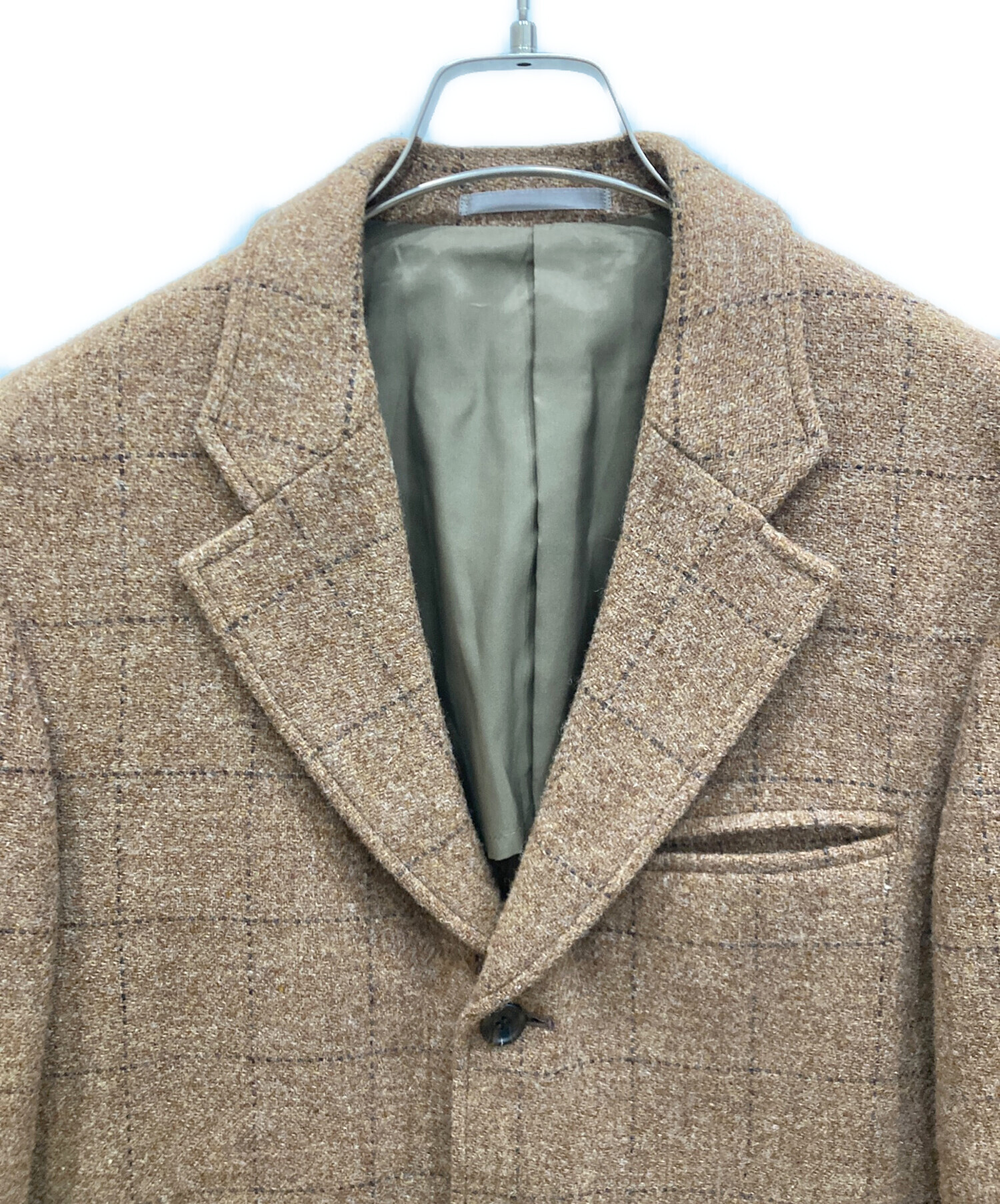 中古・古着通販】timothy everest (ティモシーエベレスト) Harris Tweed (ハリスツイード) 3Bジャケット テーラード ジャケット ブラウン サイズ:SIZE L｜ブランド・古着通販 トレファク公式【TREFAC FASHION】スマホサイト