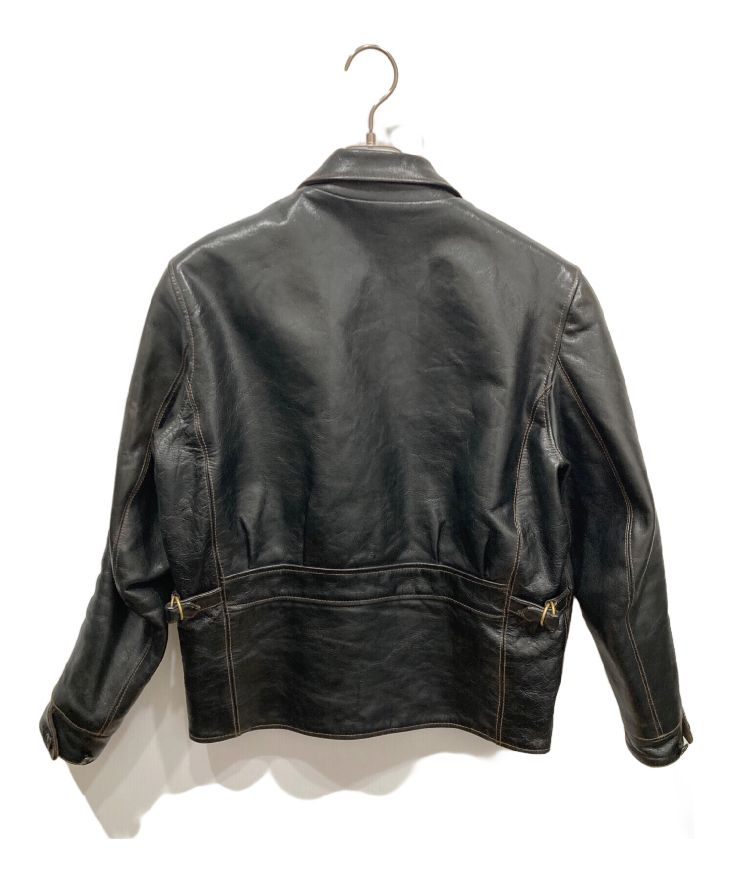 中古・古着通販】WEST RIDE (ウエストライド) GOAT SKIN LEATHER SPORTS JACKET ブラック  サイズ:36｜ブランド・古着通販 トレファク公式【TREFAC FASHION】スマホサイト