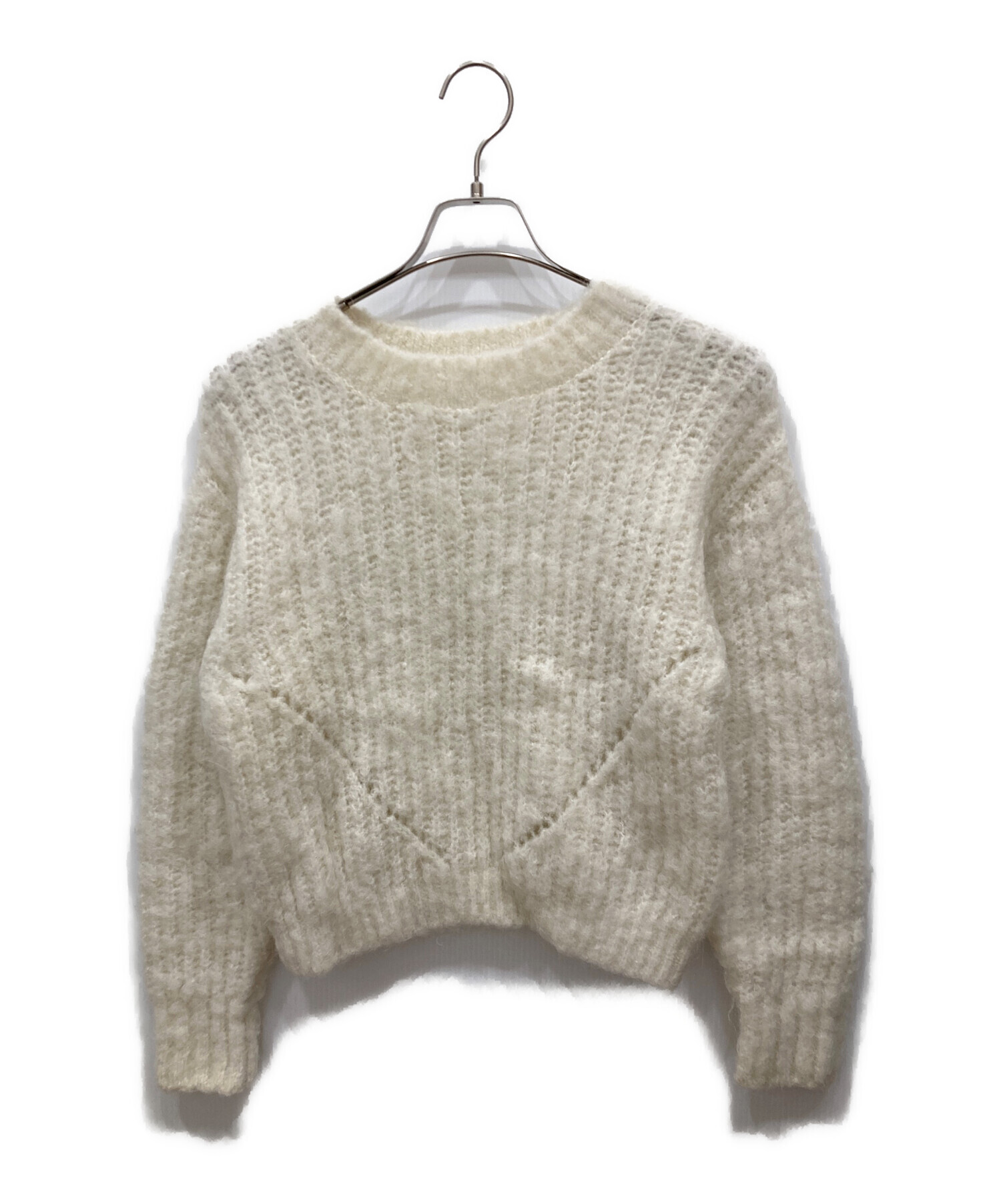 中古・古着通販】Ron Herman (ロンハーマン) Mohair Heart Knit Pullover モヘア ハート ニット ホワイト  サイズ:XS｜ブランド・古着通販 トレファク公式【TREFAC FASHION】スマホサイト