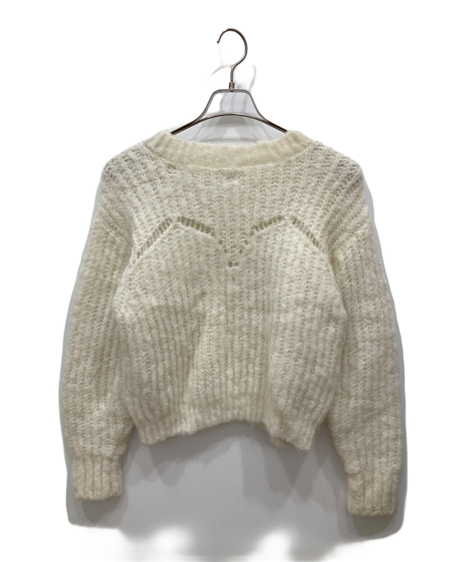 中古・古着通販】Ron Herman (ロンハーマン) Mohair Heart Knit Pullover モヘア ハート ニット ホワイト  サイズ:XS｜ブランド・古着通販 トレファク公式【TREFAC FASHION】スマホサイト