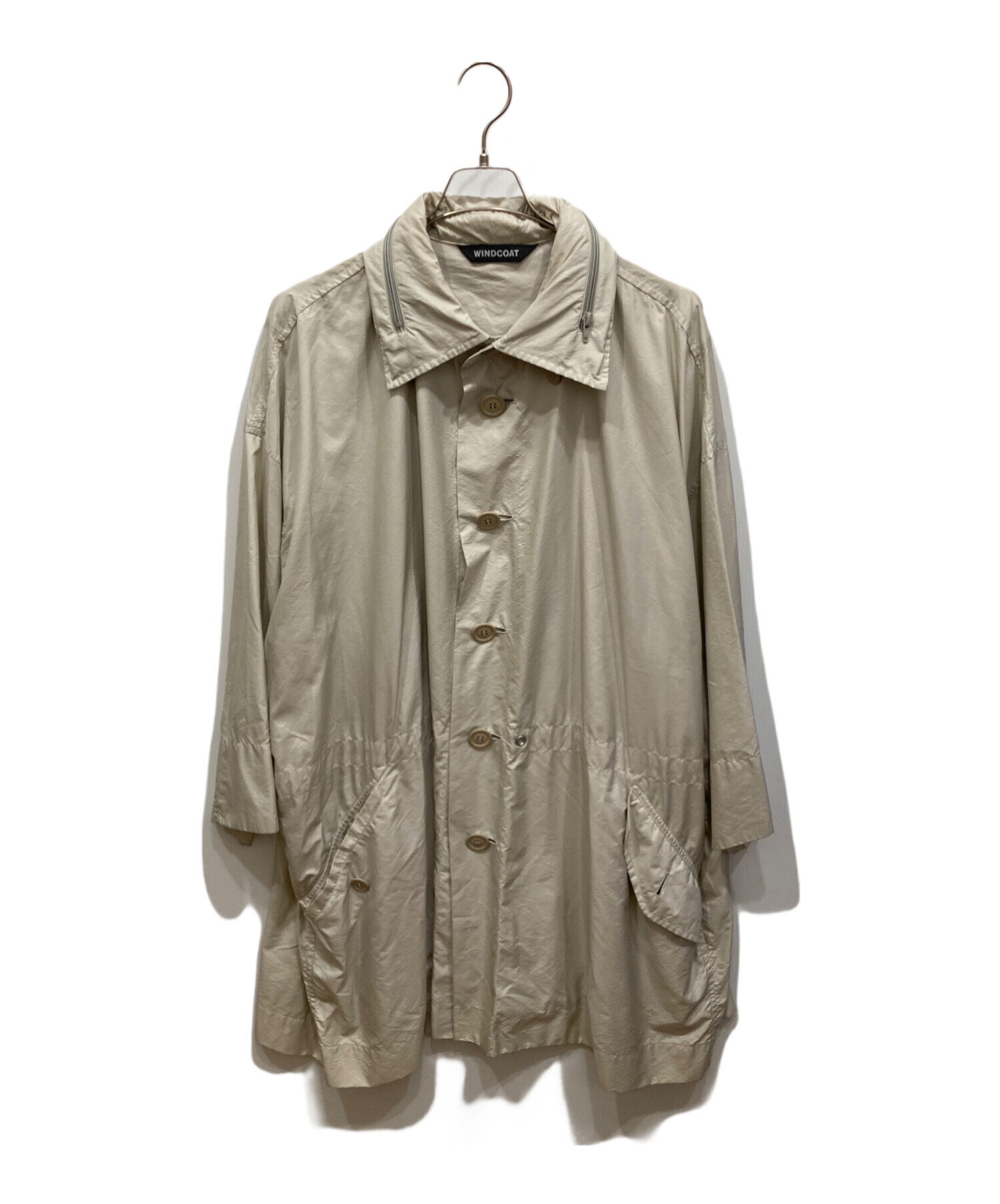 中古・古着通販】ISSEY MIYAKE (イッセイミヤケ) WIND COAT ナイロン デザイン コート ベージュ サイズ:M｜ブランド・古着通販  トレファク公式【TREFAC FASHION】スマホサイト