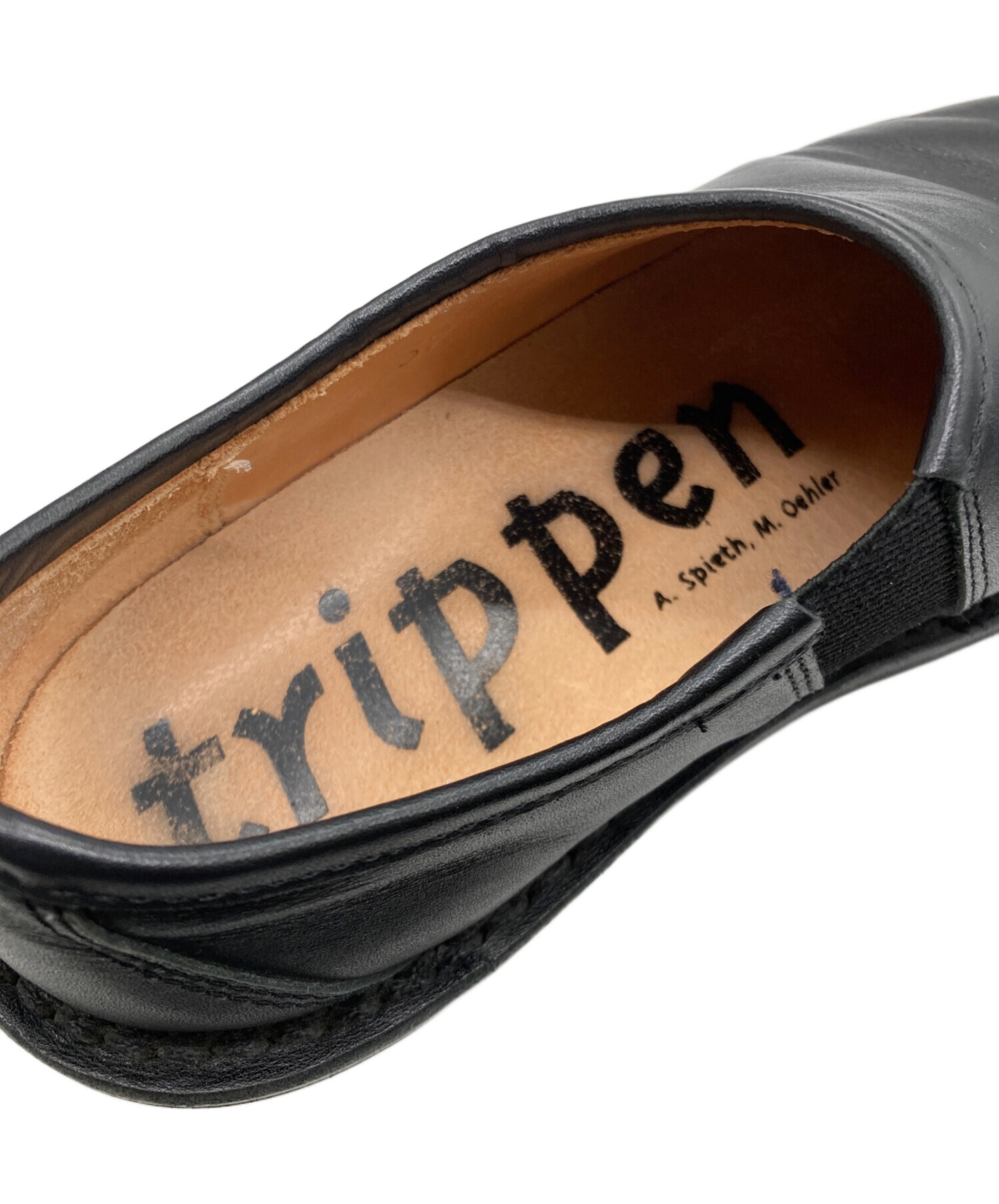 Trippen (トリッペン) Yen f レザースリッポン ブラック サイズ:37