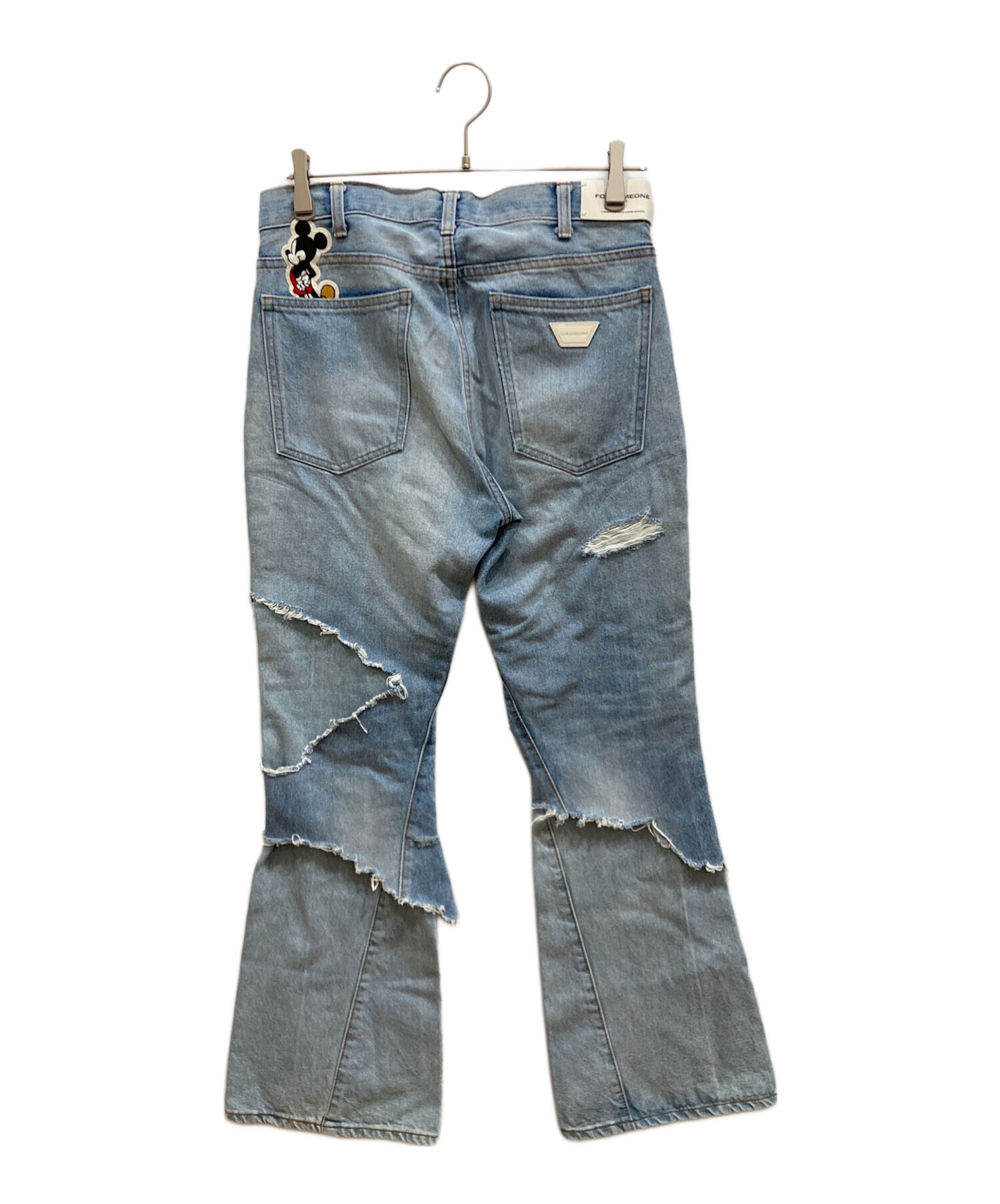 中古・古着通販】FORSOMEONE (フォーサムワン) MICKEY LAYERED DENIM デニムパンツ インディゴ  サイズ:46｜ブランド・古着通販 トレファク公式【TREFAC FASHION】スマホサイト