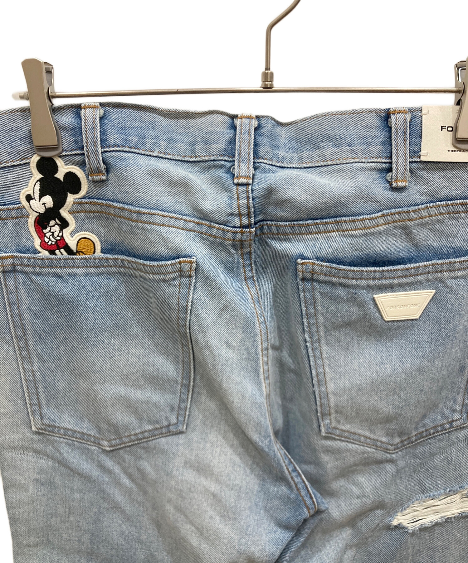 中古・古着通販】FORSOMEONE (フォーサムワン) MICKEY LAYERED DENIM デニムパンツ インディゴ  サイズ:46｜ブランド・古着通販 トレファク公式【TREFAC FASHION】スマホサイト