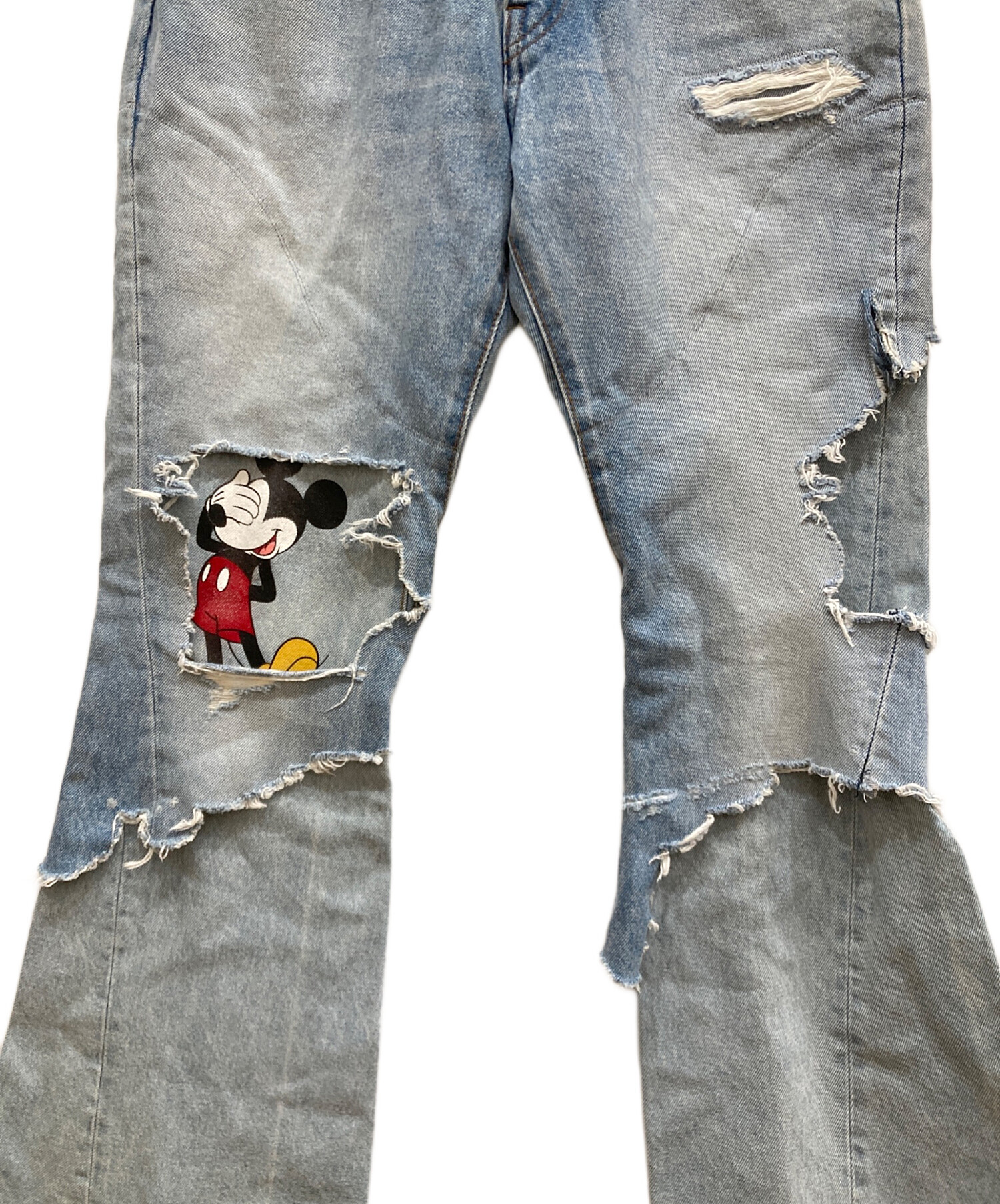 中古・古着通販】FORSOMEONE (フォーサムワン) MICKEY LAYERED DENIM デニムパンツ インディゴ  サイズ:46｜ブランド・古着通販 トレファク公式【TREFAC FASHION】スマホサイト