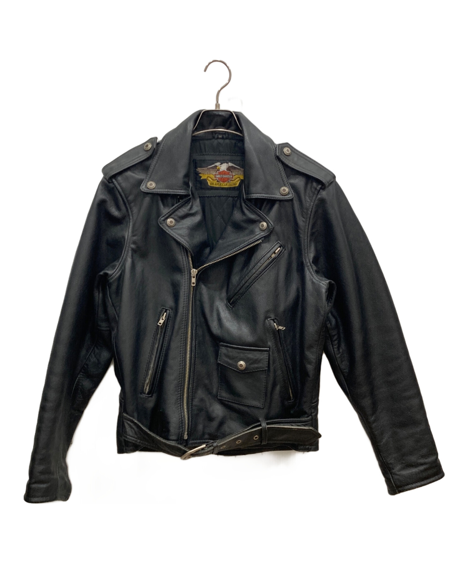 中古・古着通販】HARLEY-DAVIDSON (ハーレーダビッドソン) レザージャケット ブラック サイズ:36｜ブランド・古着通販  トレファク公式【TREFAC FASHION】スマホサイト