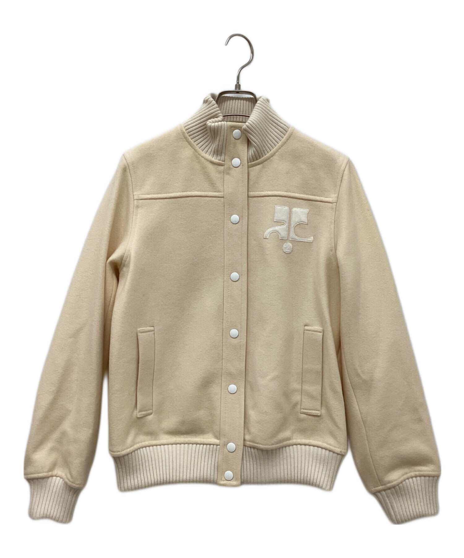 中古・古着通販】courreges (クレージュ) ブルゾン ベージュ サイズ:40｜ブランド・古着通販 トレファク公式【TREFAC  FASHION】スマホサイト