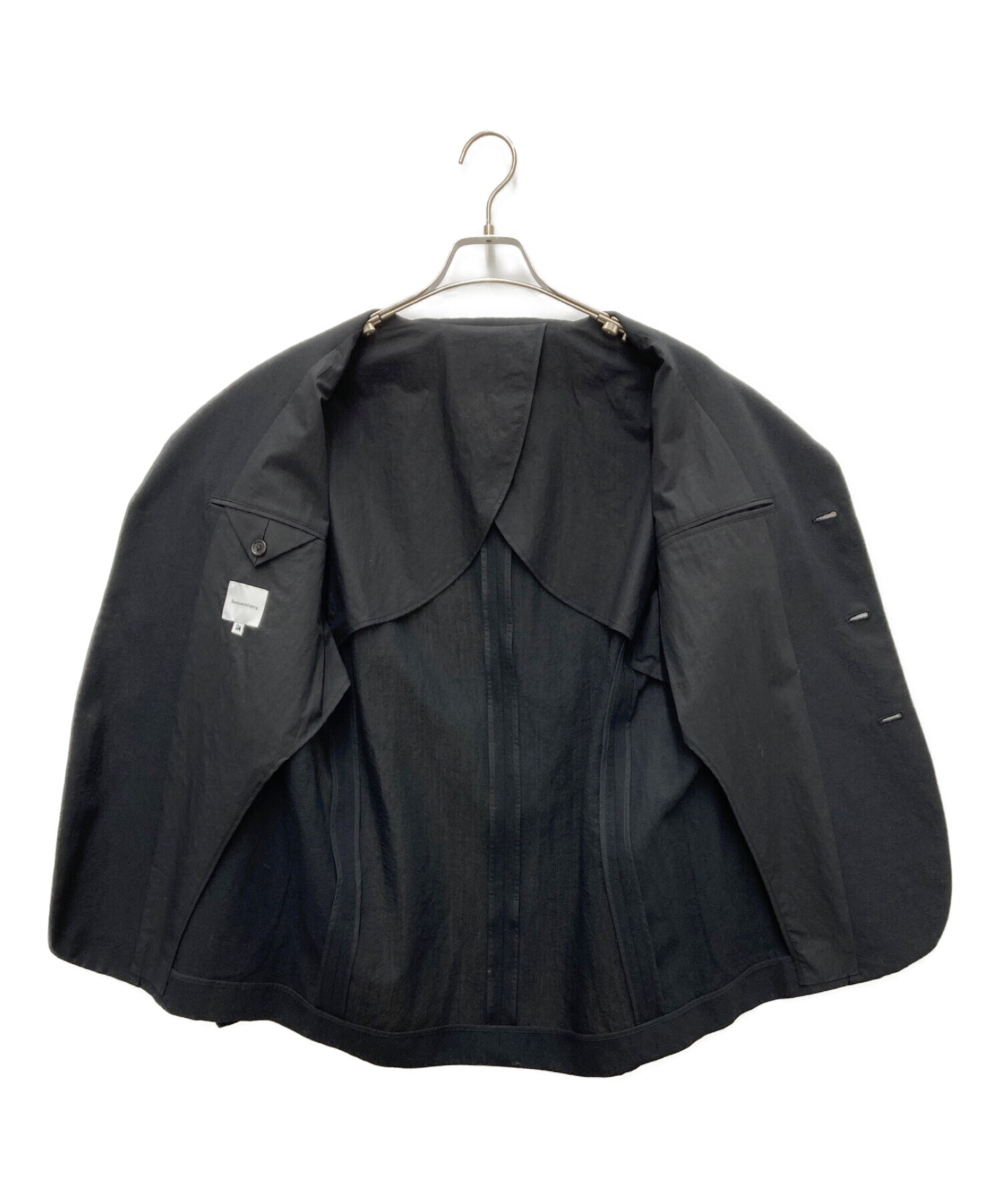 中古・古着通販】SASQUATCHfabrix. (サスクワッチファブリックス) ORIENTAL LAPEL JACKET ブラック  サイズ:M｜ブランド・古着通販 トレファク公式【TREFAC FASHION】スマホサイト