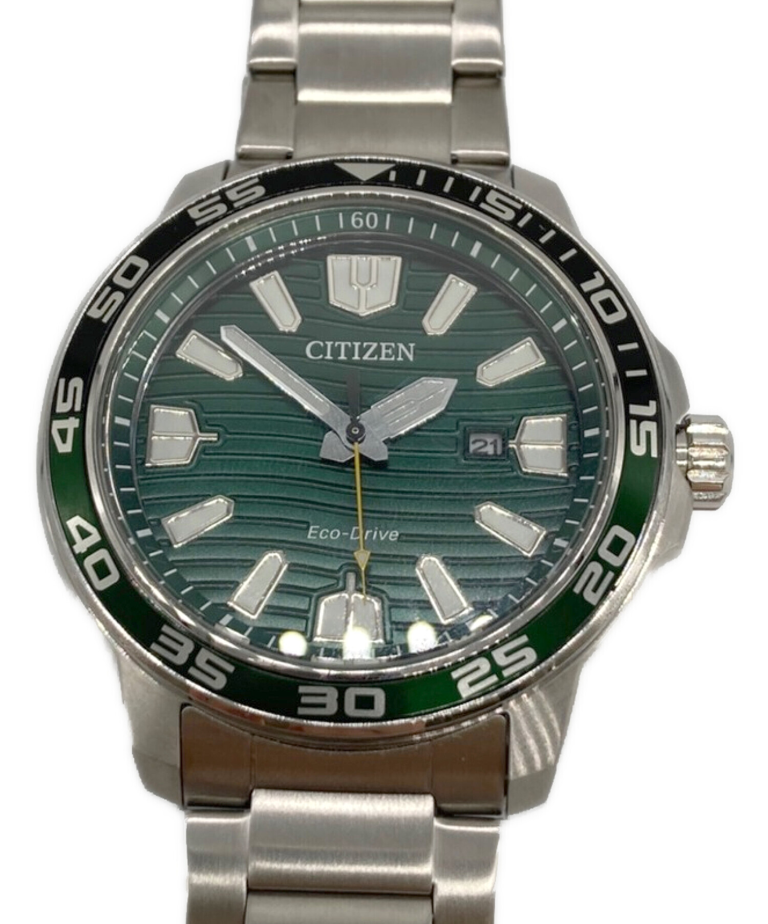 中古・古着通販】CITIZEN (シチズン) エコ・ドライブ/リストウォッチ グリーン｜ブランド・古着通販 トレファク公式【TREFAC  FASHION】スマホサイト