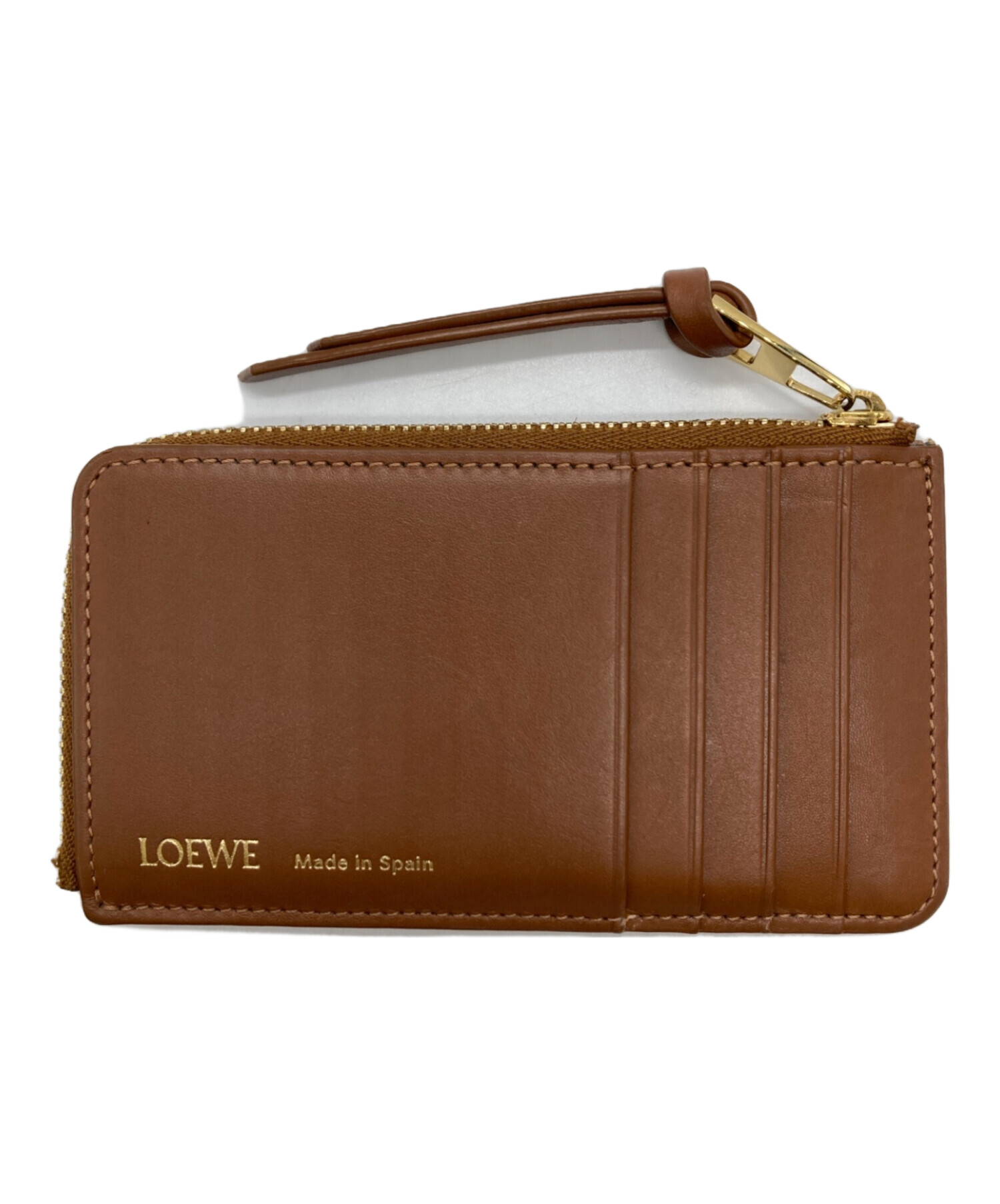 新着】【中古】LOEWE(ロエベ) カードケース 黒 ほろ苦く