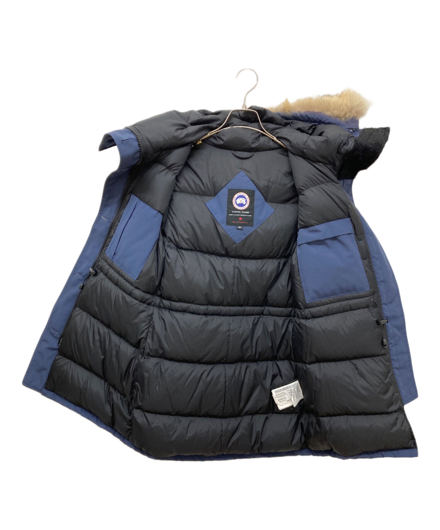 中古・古着通販】CANADA GOOSE (カナダグース) ブロンテパーカコート ネイビー サイズ:S｜ブランド・古着通販  トレファク公式【TREFAC FASHION】スマホサイト