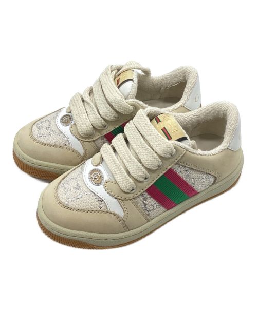 中古・古着通販】GUCCI (グッチ) ベビースニーカー ホワイト サイズ 