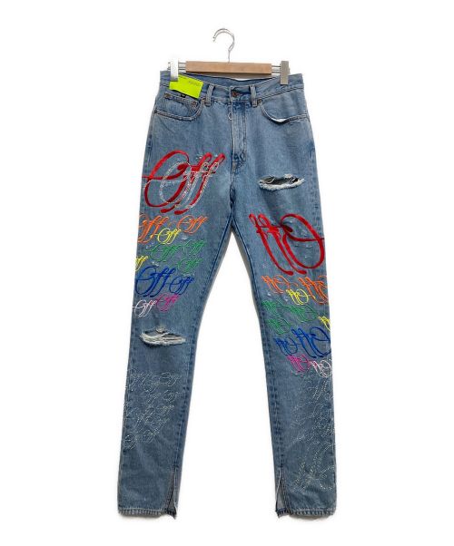 【中古・古着通販】OFFWHITE (オフホワイト) EV BRAVADO SLIM DENIM PANTS インディゴ  サイズ:31｜ブランド・古着通販 トレファク公式【TREFAC FASHION】スマホサイト