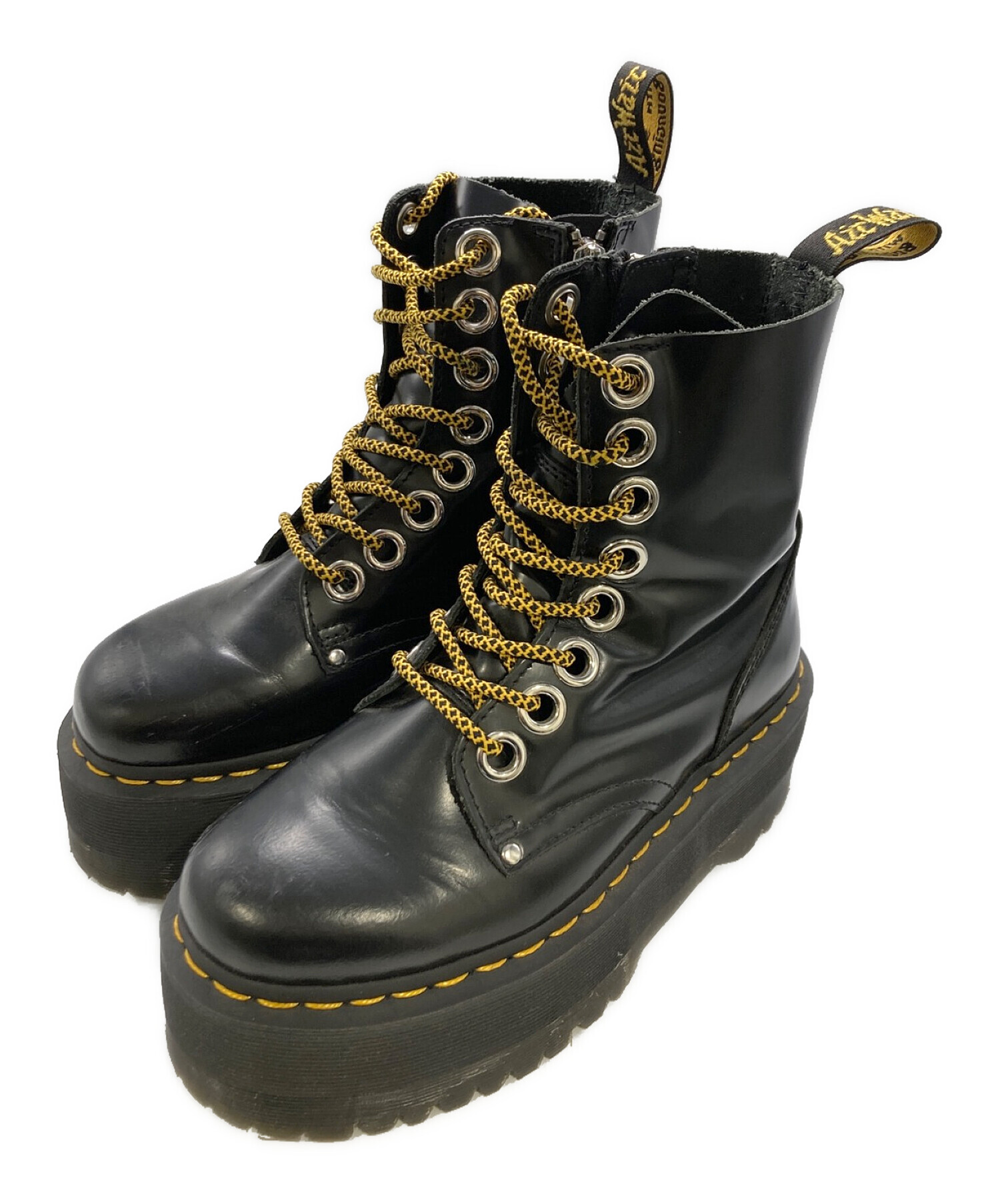 中古・古着通販】Dr.Martens (ドクターマーチン) JADON MAX 8 ホール ブーツ ブラック サイズ:22｜ブランド・古着通販  トレファク公式【TREFAC FASHION】スマホサイト