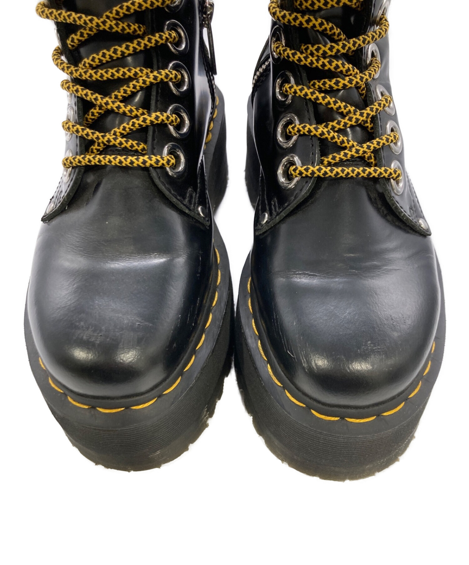 中古・古着通販】Dr.Martens (ドクターマーチン) JADON MAX 8 ホール ブーツ ブラック サイズ:22｜ブランド・古着通販  トレファク公式【TREFAC FASHION】スマホサイト