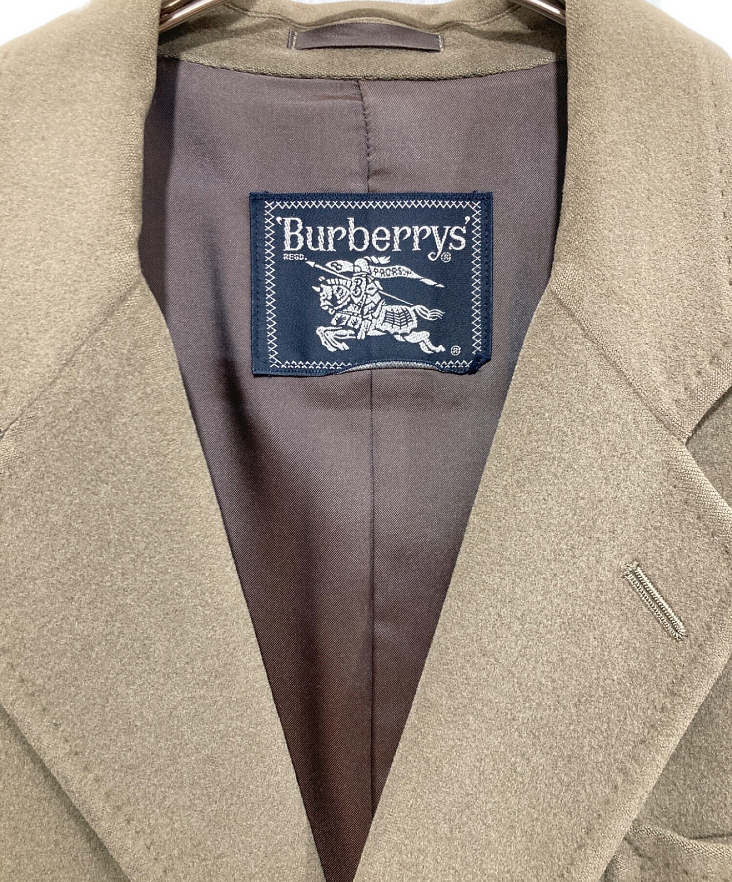 中古・古着通販】Burberry's (バーバリーズ) ウールカシミヤチェスター