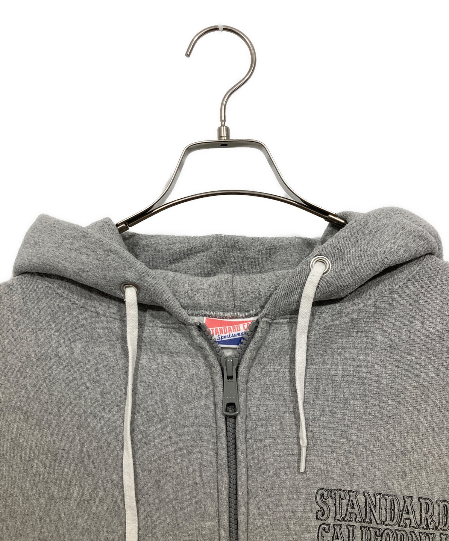 中古・古着通販】STANDARD CALIFORNIA (スタンダードカリフォルニア) ジップパーカー / ZIP HOOD SWEAT グレー  サイズ:L｜ブランド・古着通販 トレファク公式【TREFAC FASHION】スマホサイト