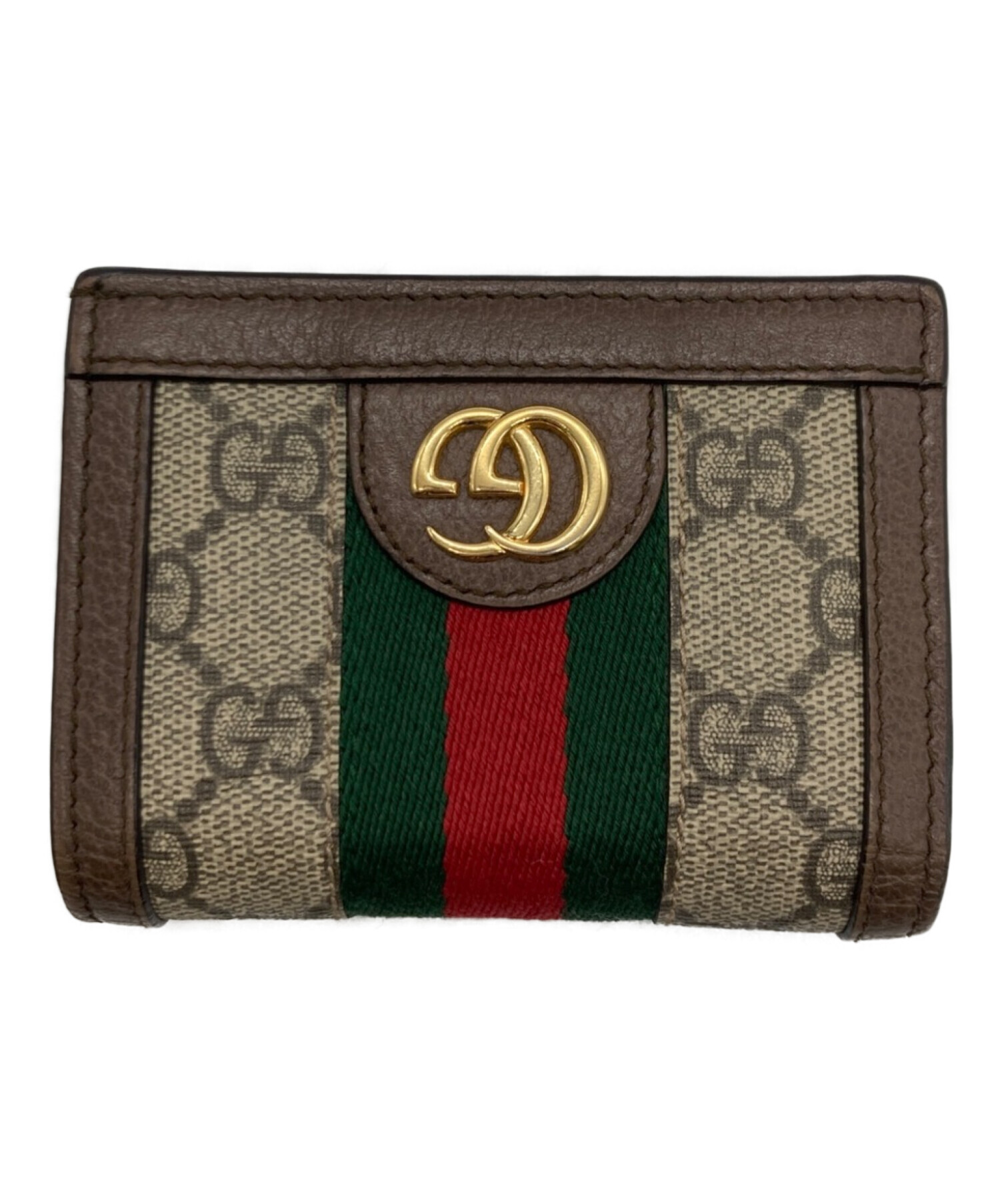 中古・古着通販】GUCCI (グッチ) オフディア コンパクトウォレット ベージュ｜ブランド・古着通販 トレファク公式【TREFAC  FASHION】スマホサイト