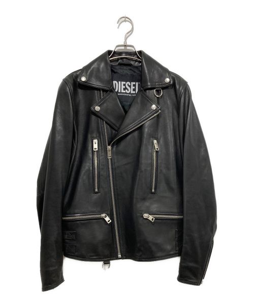 中古・古着通販】DIESEL (ディーゼル) ラムレザーライダースジャケット ブラック サイズ:S｜ブランド・古着通販 トレファク公式【TREFAC  FASHION】スマホサイト