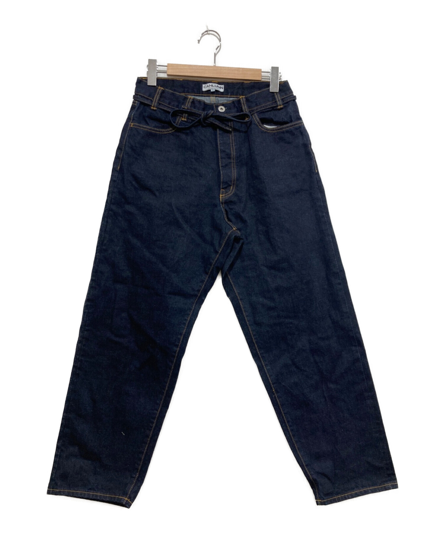 CAHLUMN (カウラム) Selvedge Denim Pant “Baggy” インディゴ サイズ:M