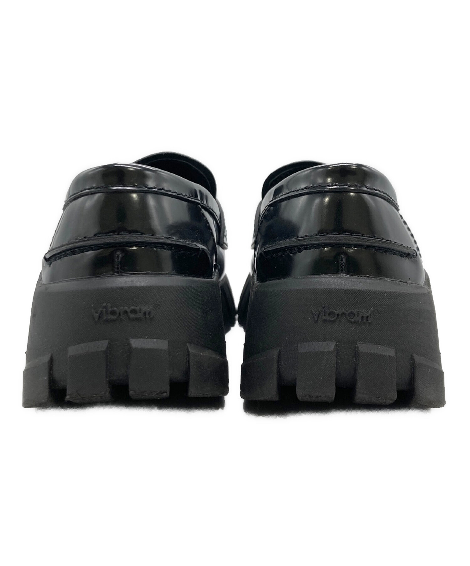 中古・古着通販】ZARA (ザラ) vibram (ビブラム) レザーローファー