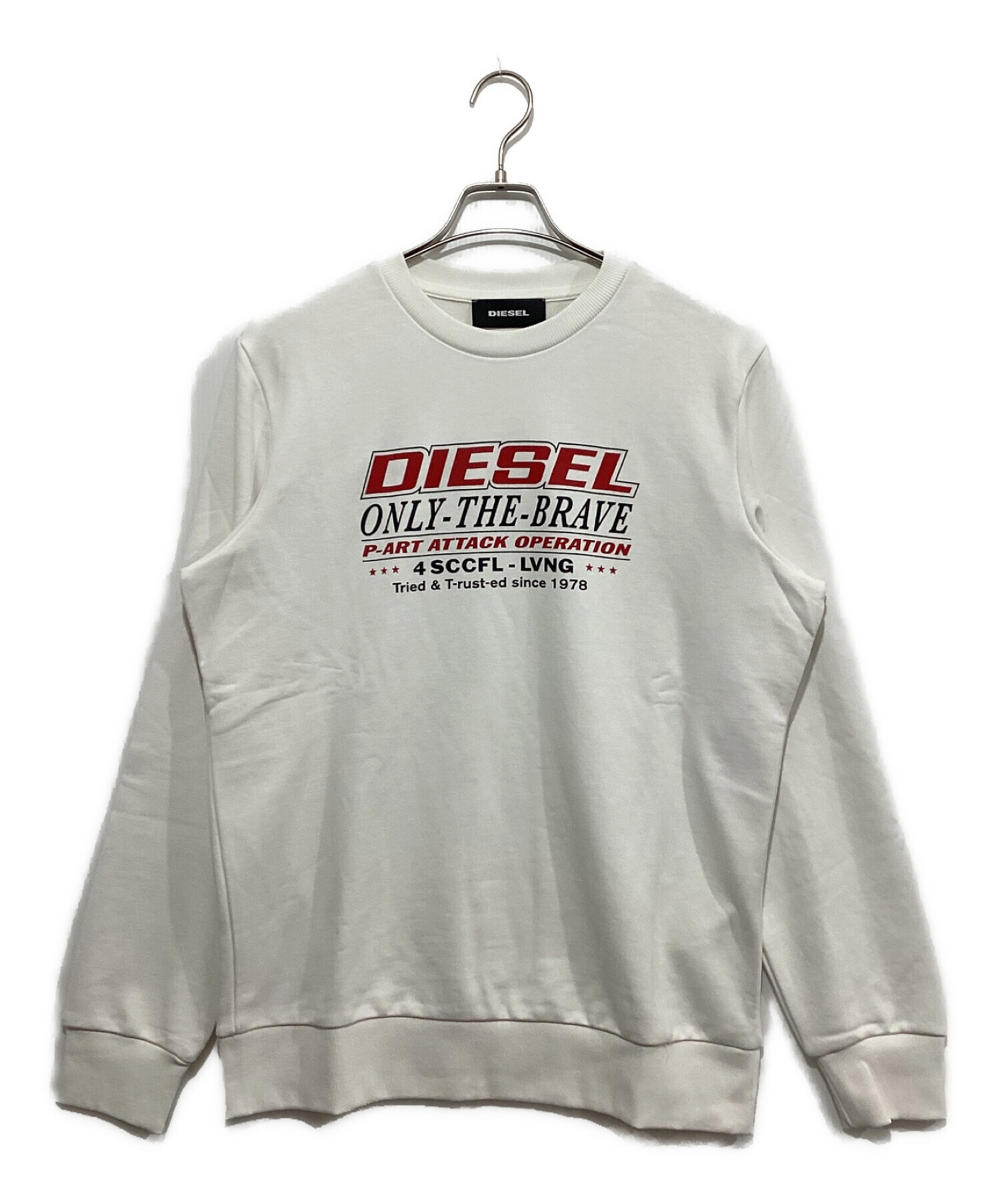 中古・古着通販】DIESEL (ディーゼル) ロゴプリントスウェット