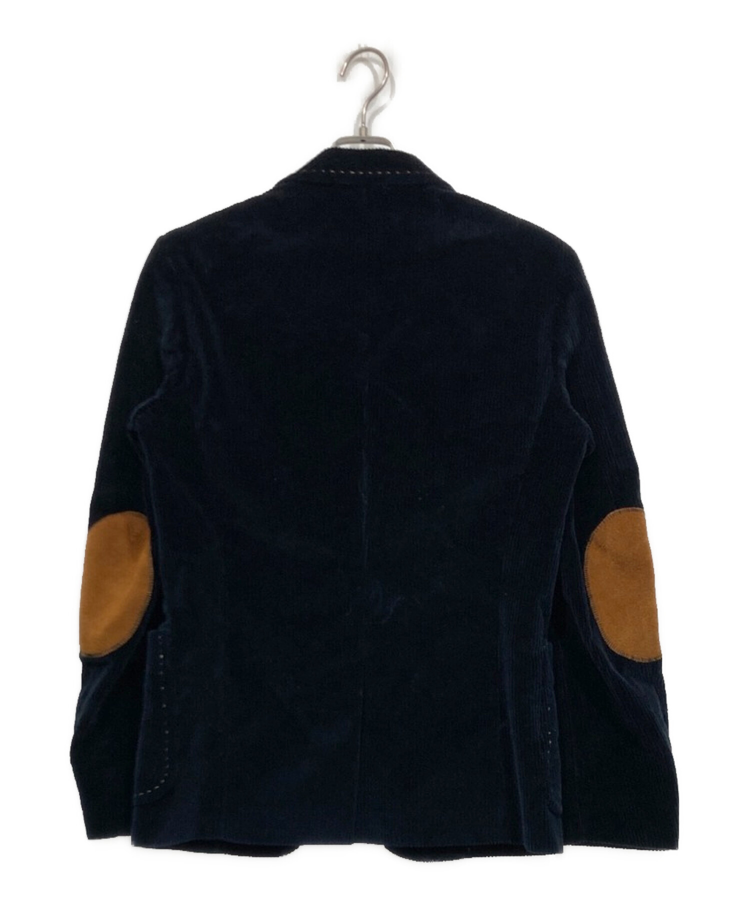 KOLOR (カラー) エルボーパッチコーデュロイテーラードジャケット ネイビー サイズ:2