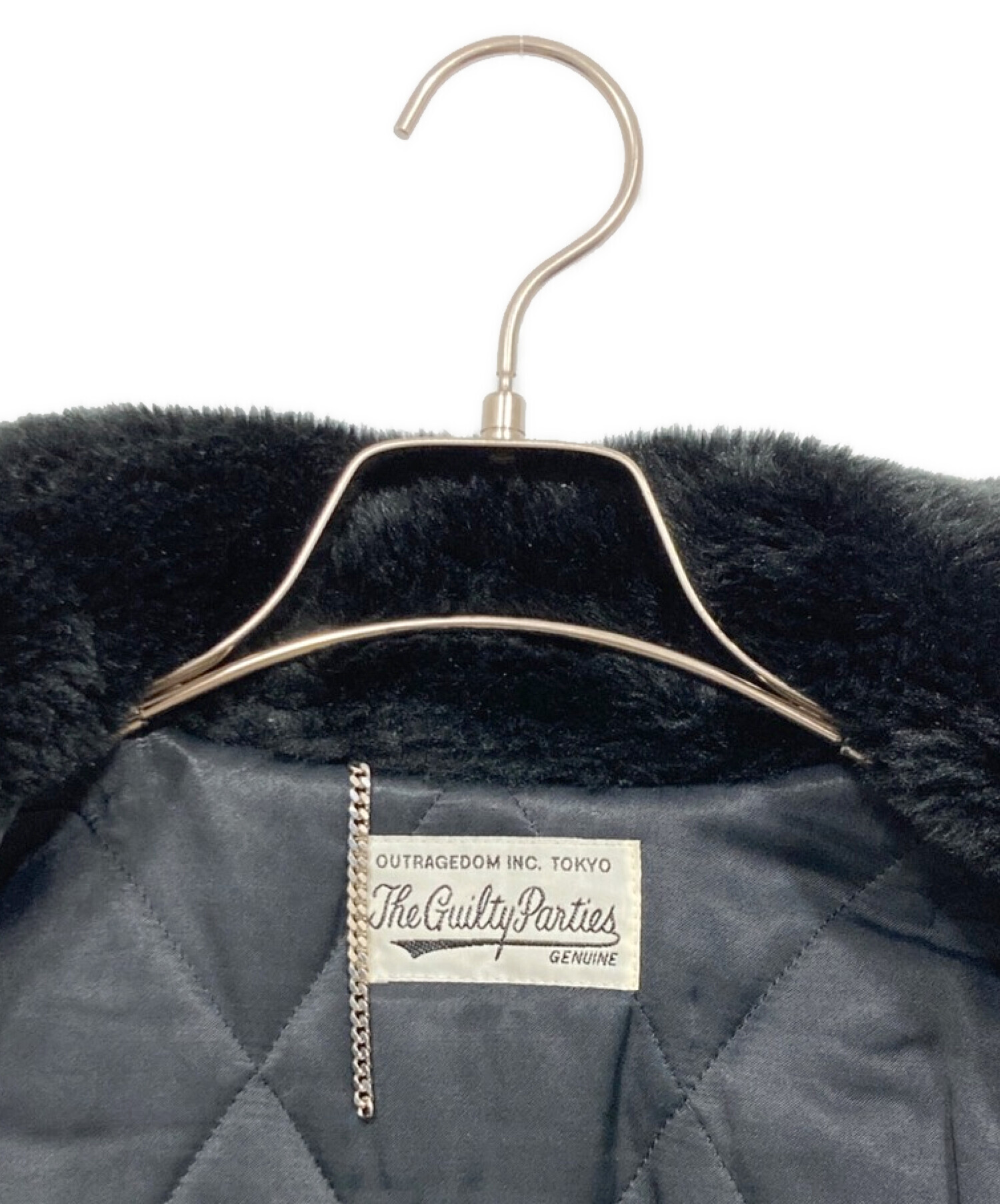 WACKO MARIA (ワコマリア) ファーコーチジャケット / FUR COACH JACKET ＠ ブラック サイズ:S