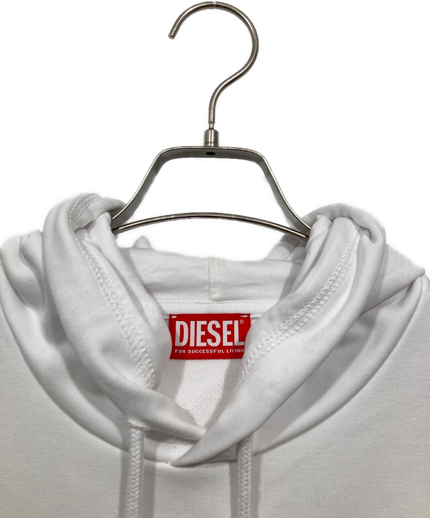 DIESEL (ディーゼル) スウェットパーカー ホワイト サイズ:L