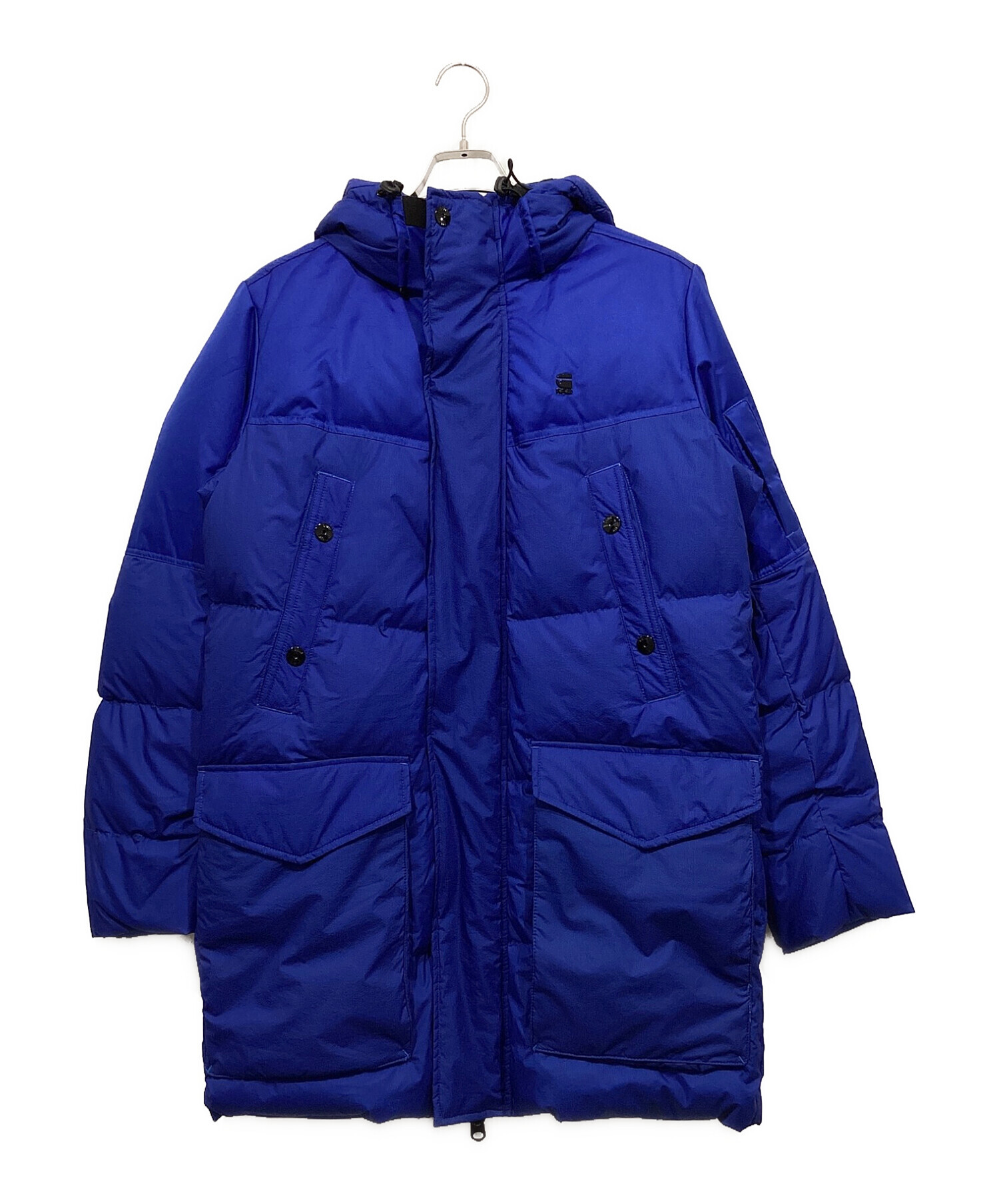 中古・古着通販】G-STAR RAW (ジースターロゥ) WHISTLER PADDED HOODED PARKA ブルー  サイズ:S｜ブランド・古着通販 トレファク公式【TREFAC FASHION】スマホサイト