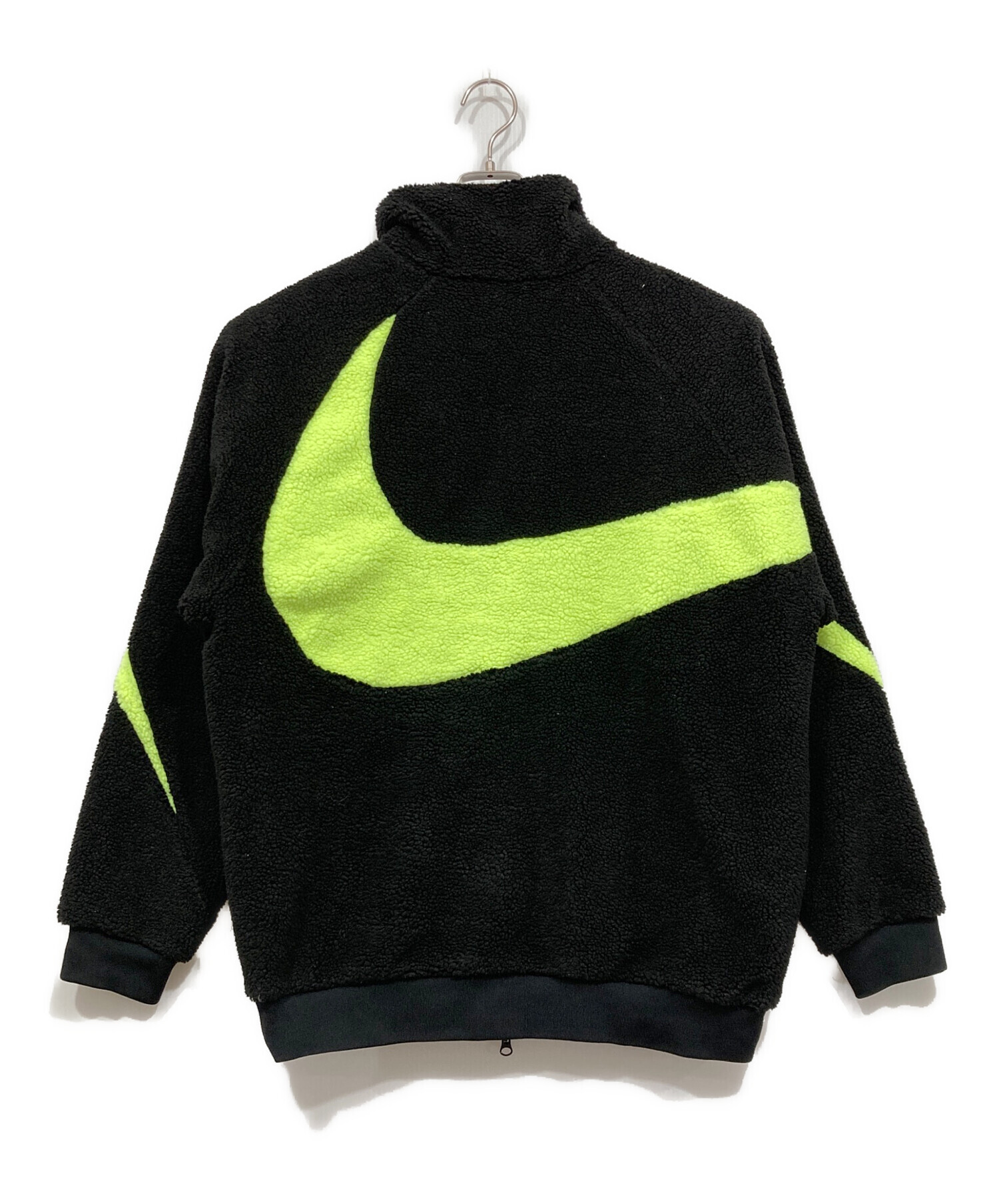 中古・古着通販】NIKE (ナイキ) ビッグスウッシュボアジャケット ブラック サイズ:XL｜ブランド・古着通販 トレファク公式【TREFAC  FASHION】スマホサイト