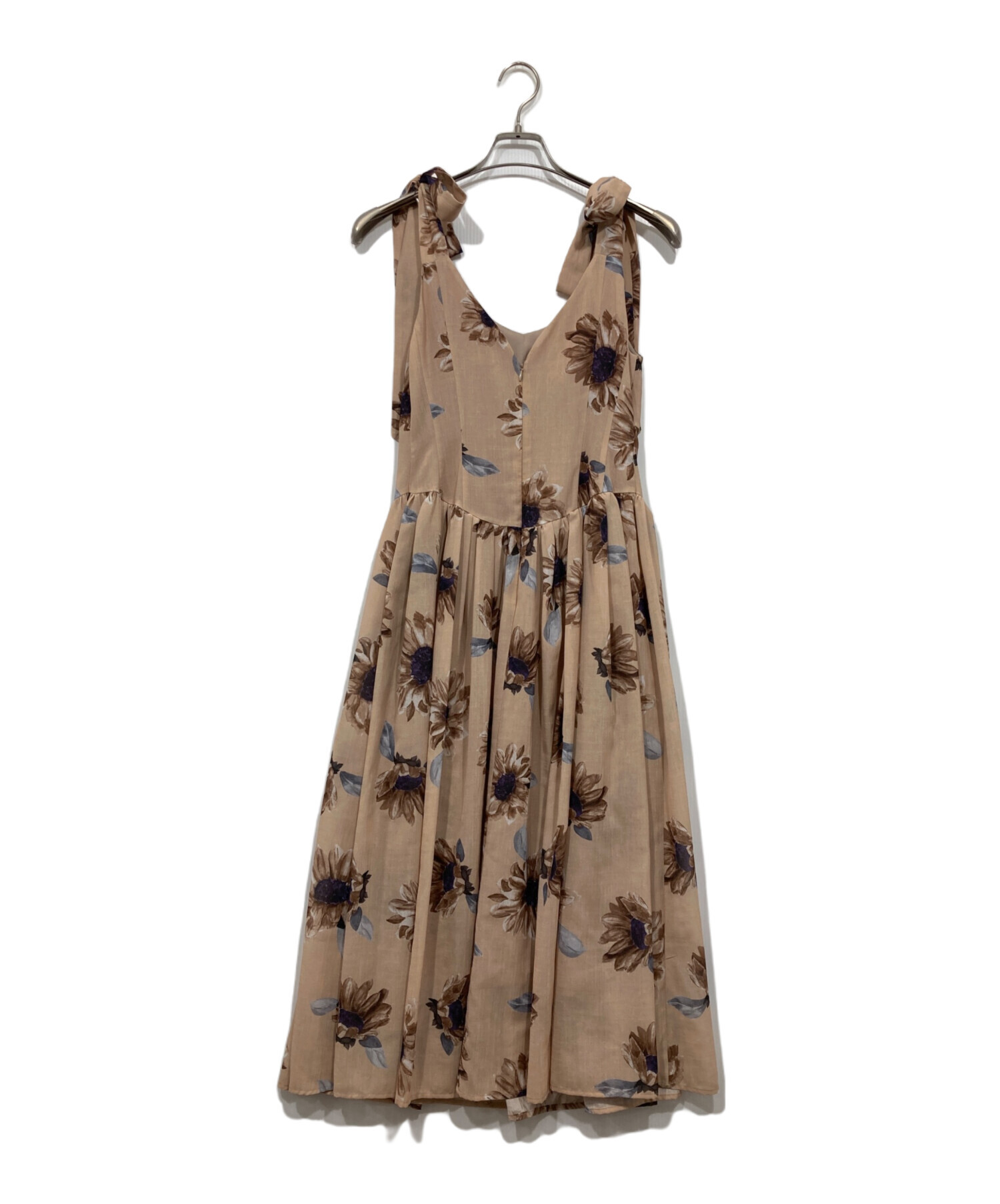 herlipto 懐かしい Sunflower-printed Midi Dress