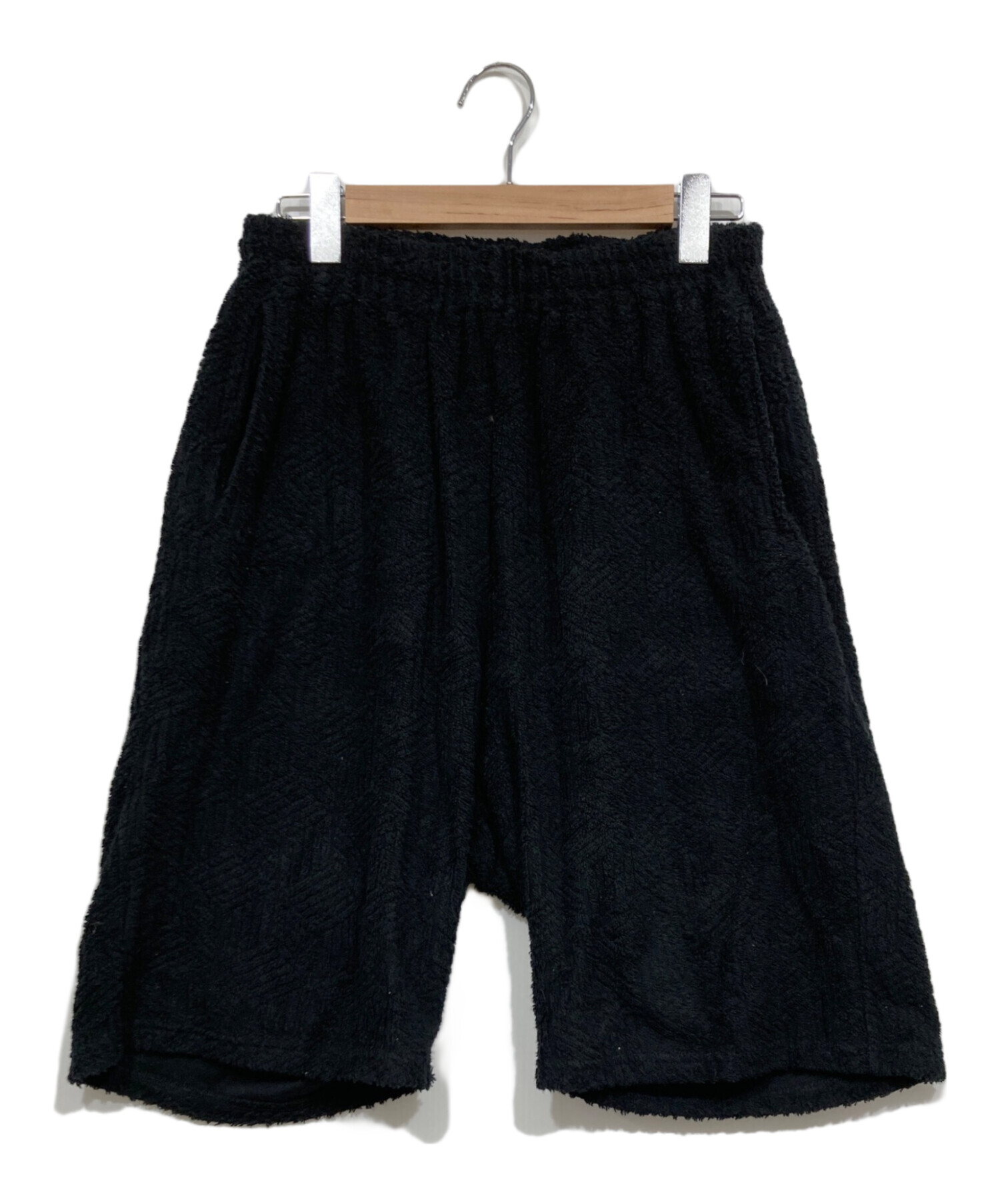 中古・古着通販】jieda (ジエダ) GEOMETRIC PILE WIDE SHORTS ブラック サイズ:２｜ブランド・古着通販  トレファク公式【TREFAC FASHION】スマホサイト